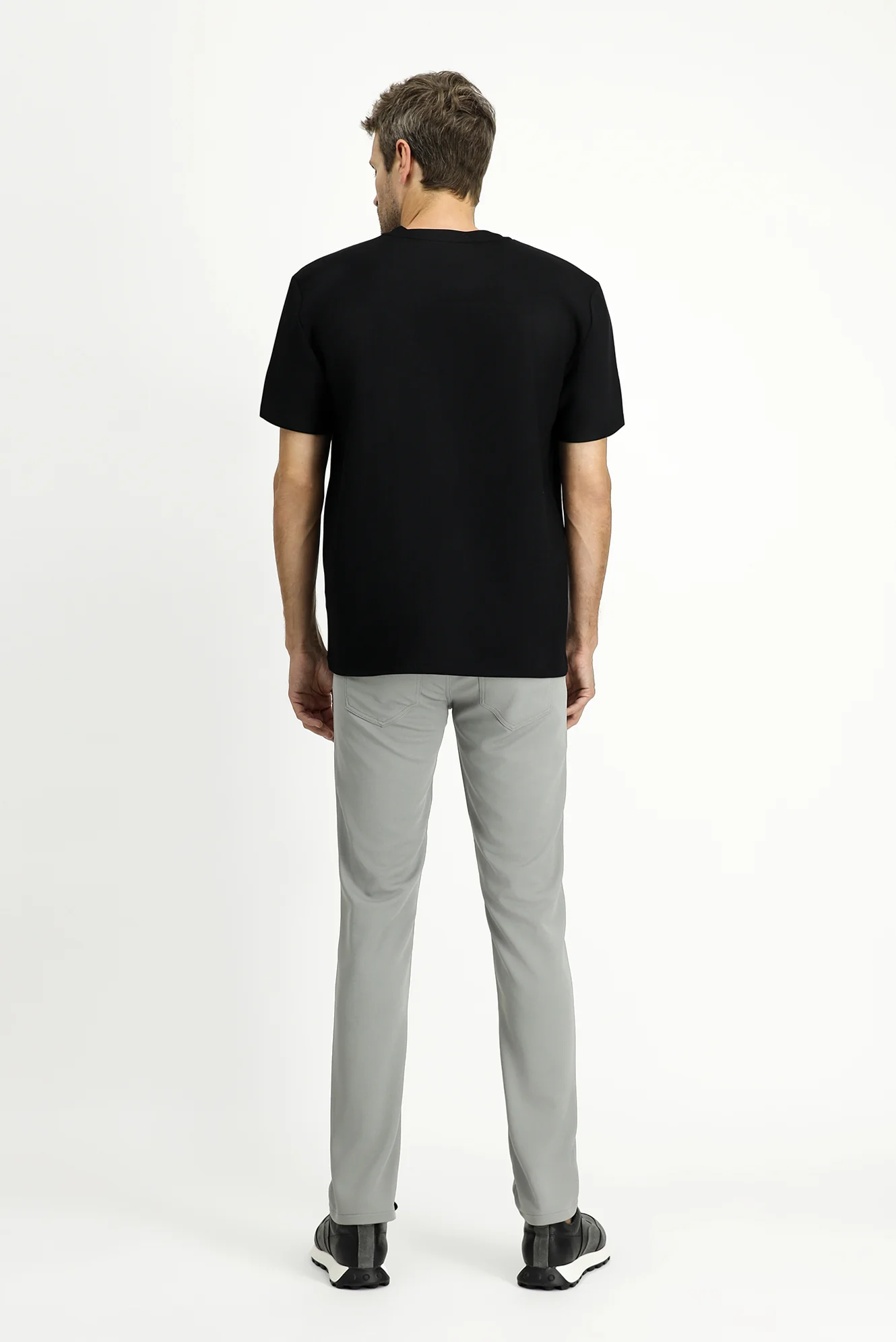 Orta Gri Slim Fit Dar Kesim Kanvas / Chino Pantolon - Image 8