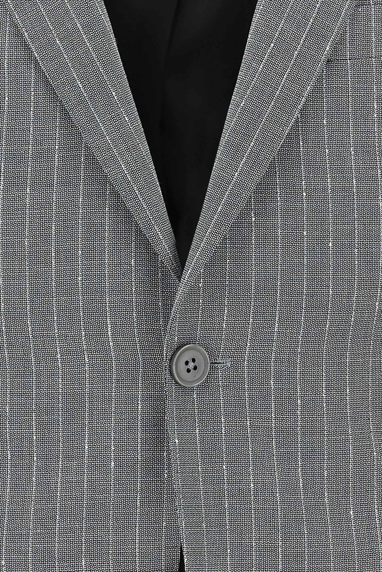 Orta Gri 7 Drop Slim Fit Dar Kesim Desenli Takım Elbise - Image 4