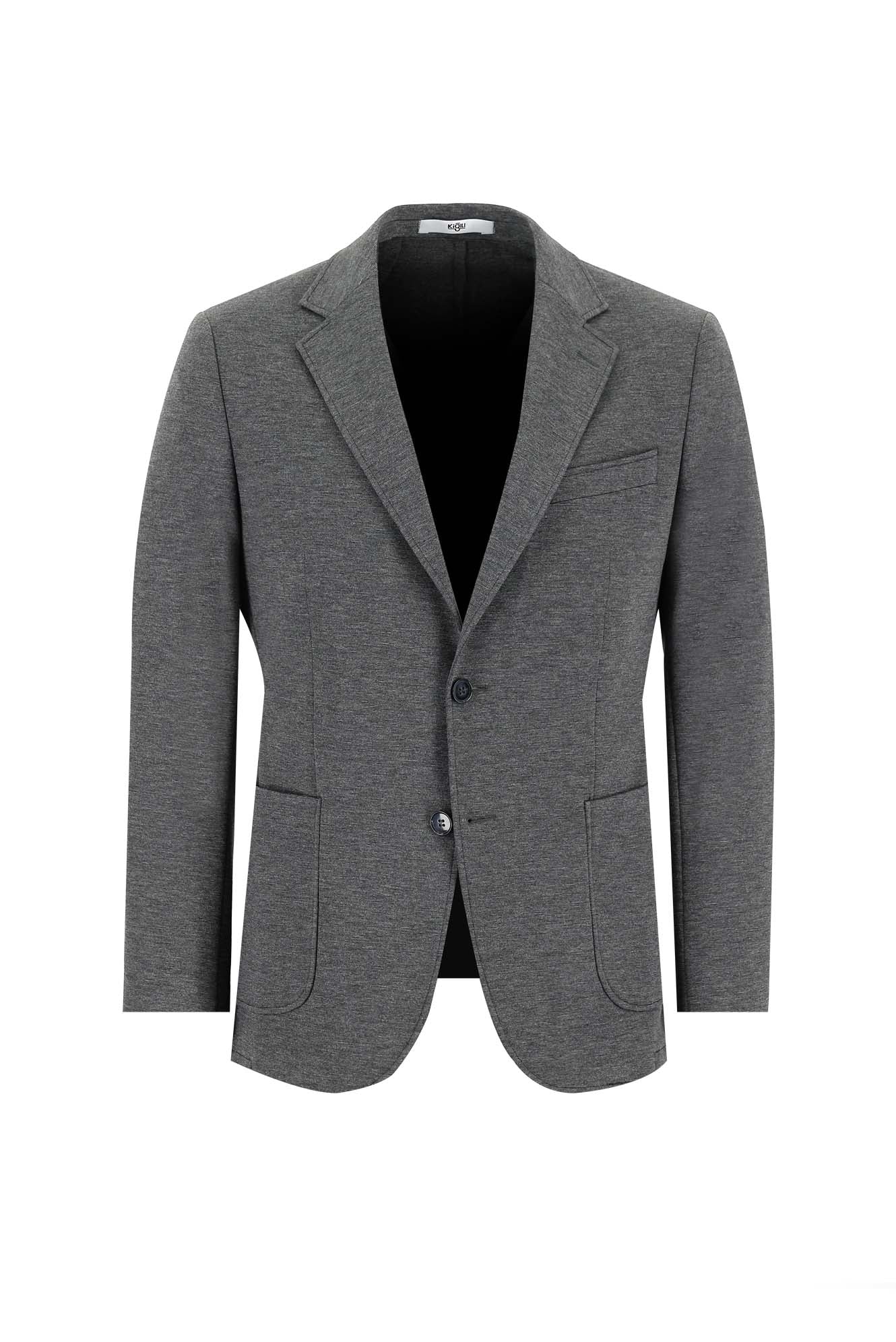 Orta Gri 7 Drop Slim Fit Dar Kesim Takım Elbise - Image 2