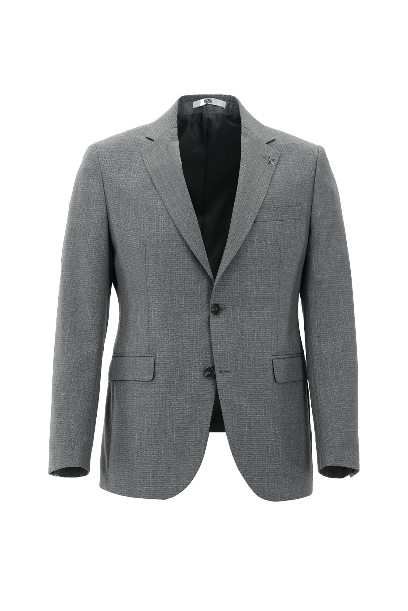Orta Gri 7 Drop Slim Fit Dar Kesim Takım Elbise - Image 2