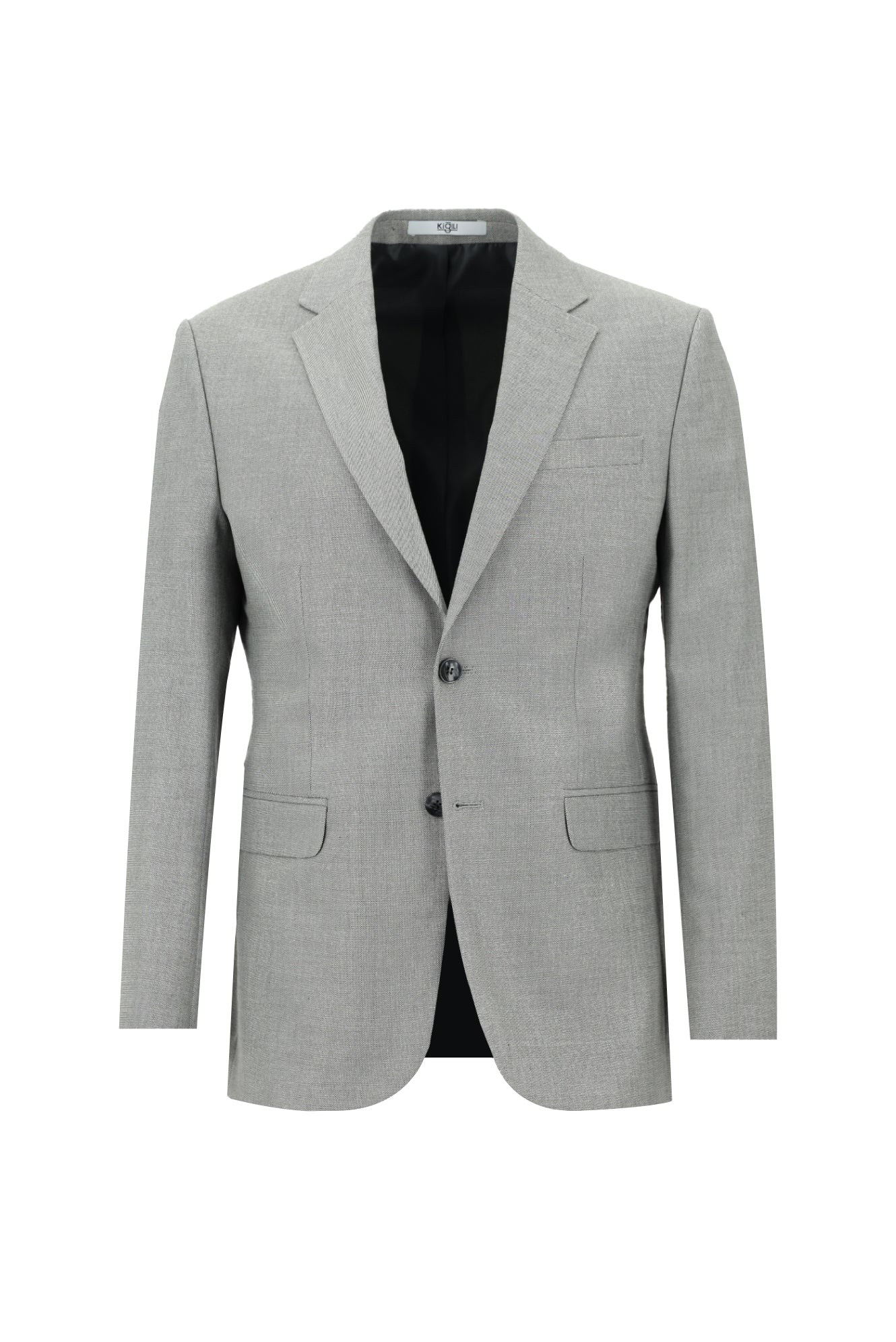 Orta Gri 7 Drop Slim Fit Dar Kesim Takım Elbise - Image 2