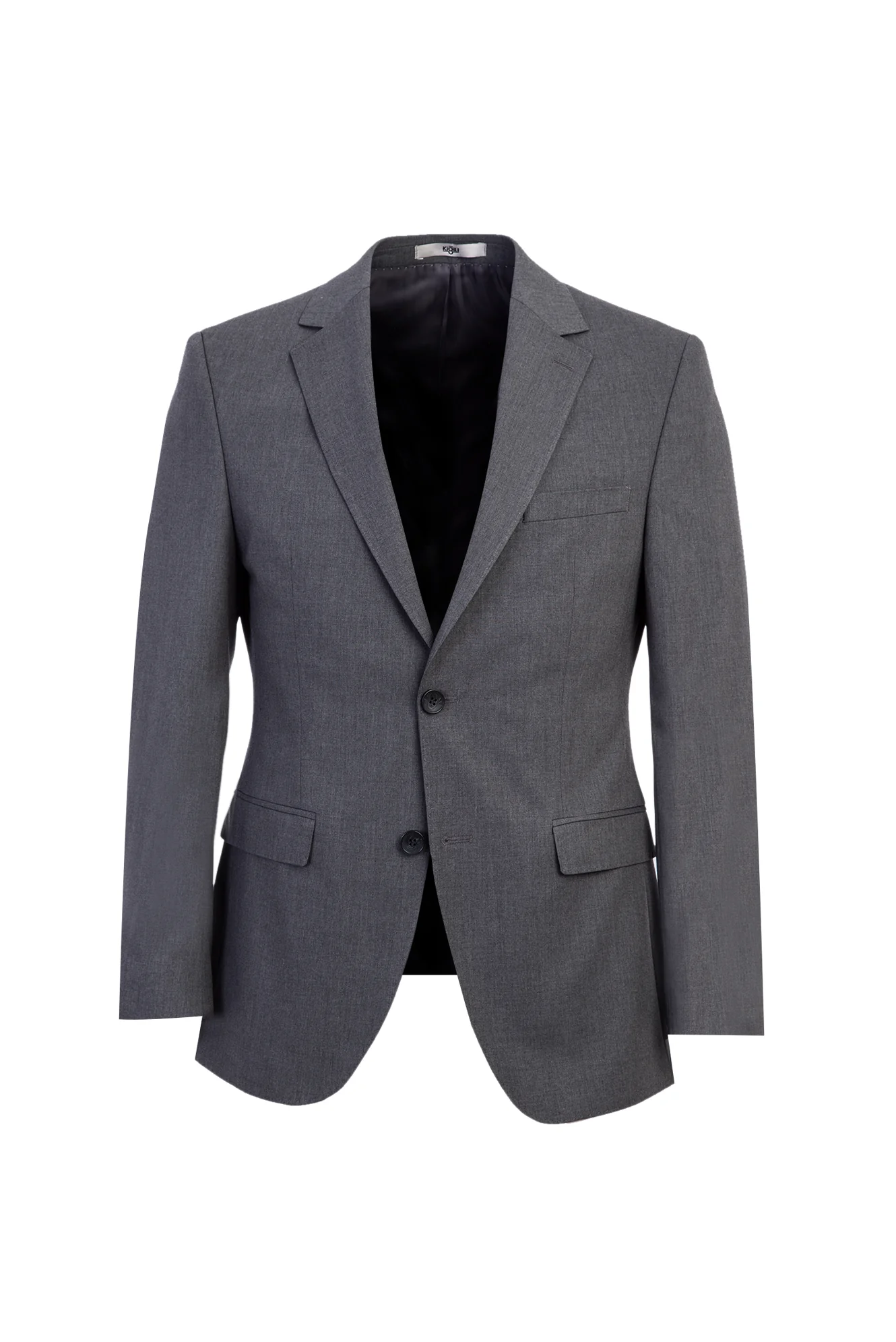 Orta Gri 7 Drop Slim Fit Dar Kesim Takım Elbise - Image 2