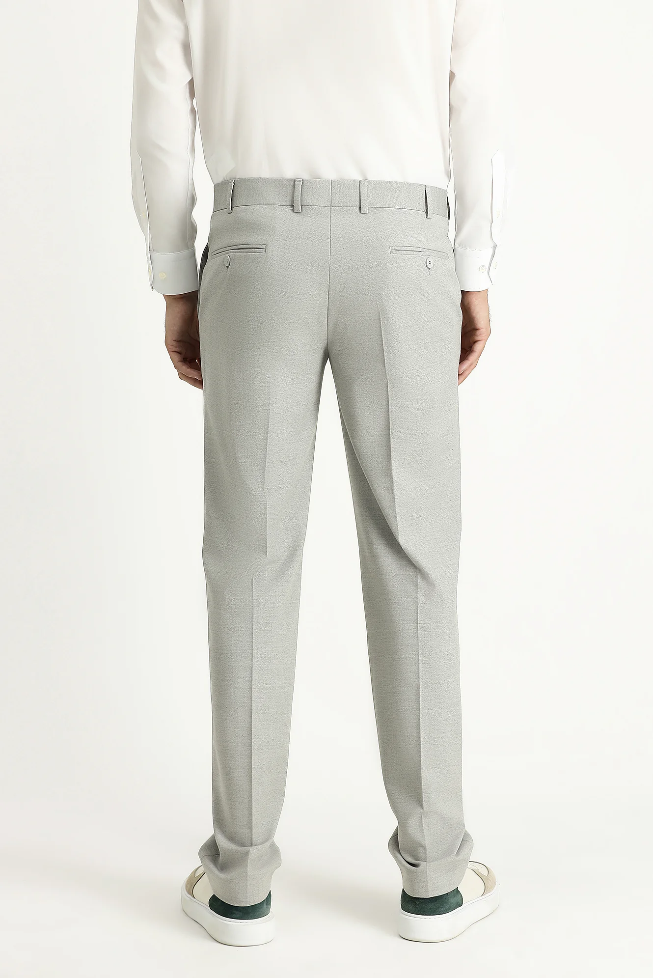Orta Gri 7 Drop Slim Fit Dar Kesim Takım Elbise - Image 6
