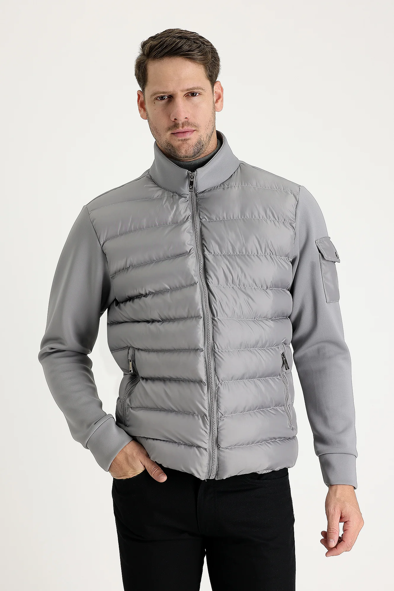 Orta Gri Spor Mont