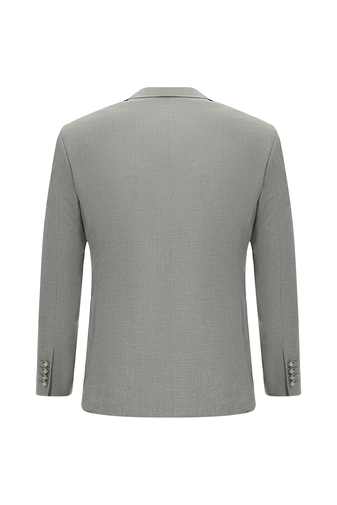 Orta Gri 7 Drop Super Slim Fit Eksra Dar Kesim Desenli Beli Lastikli İpli Spor Takım Elbise - Image 3