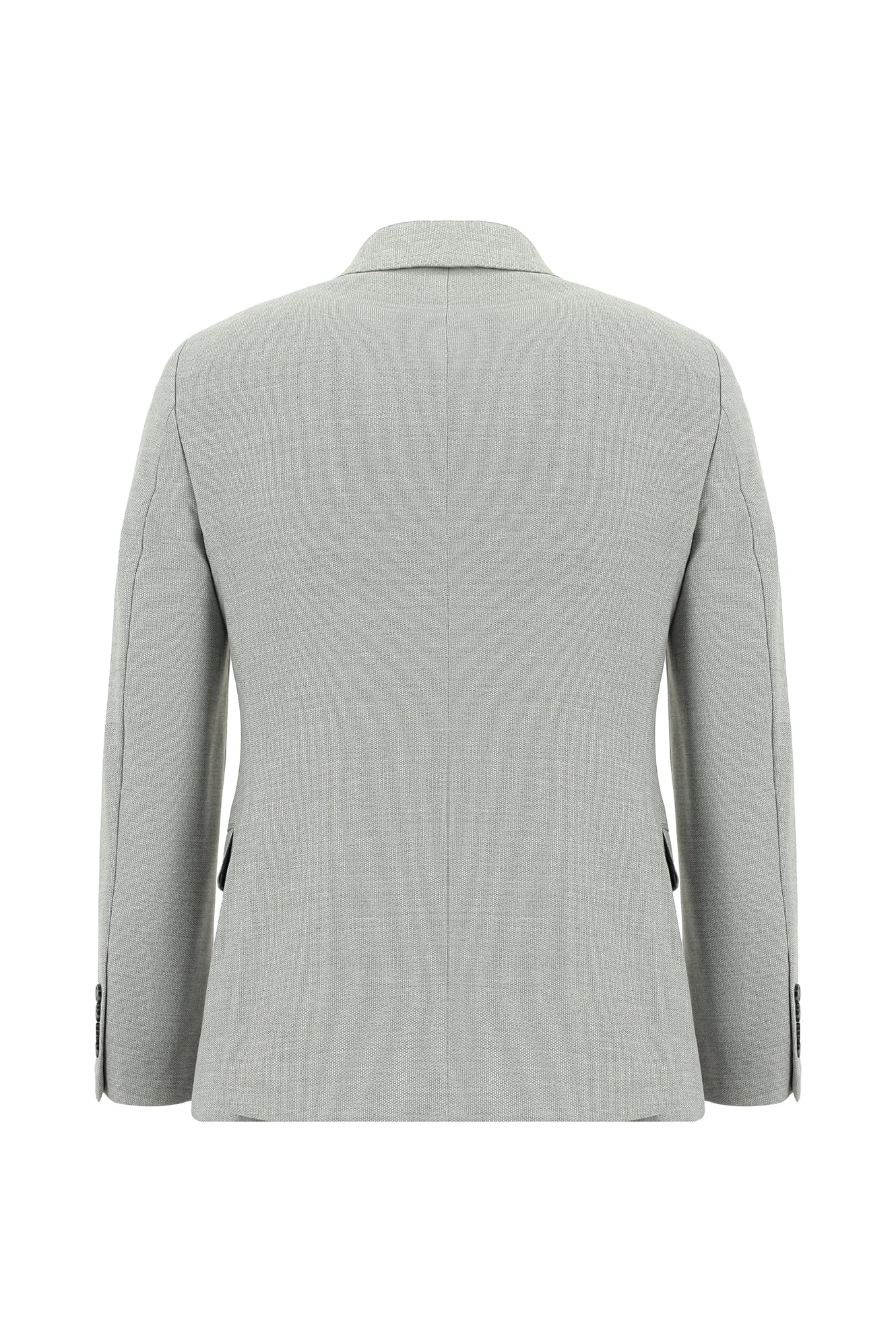 Orta Gri 7 Drop Super Slim Fit Eksra Dar Kesim Desenli Takım Elbise - Image 3