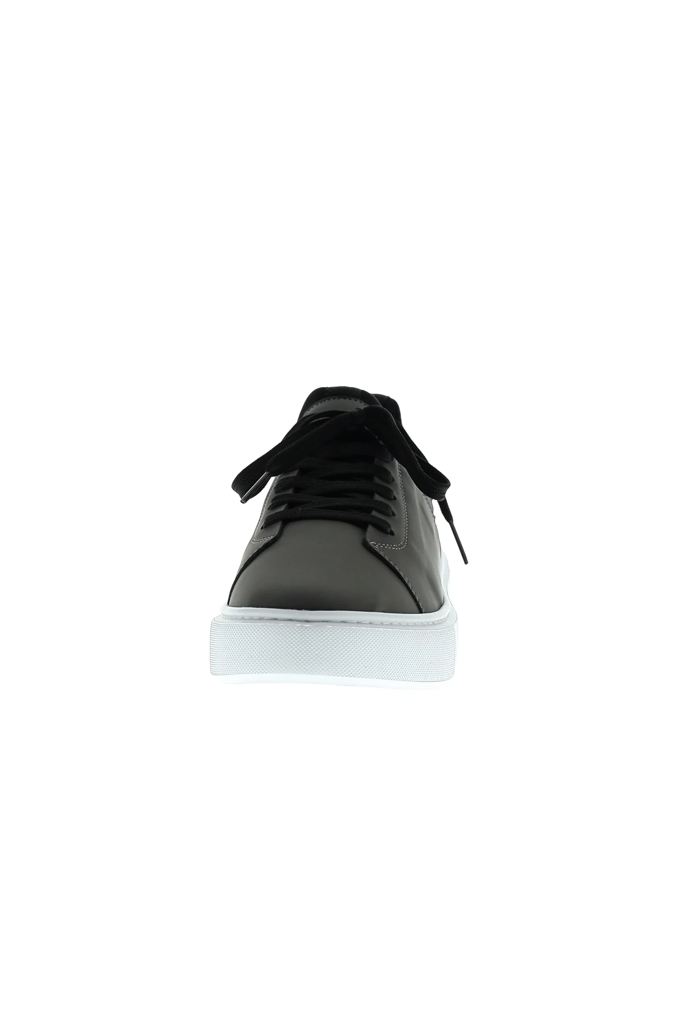 Orta Gri Techno-Line Sneaker Deri Ayakkabı - Image 3