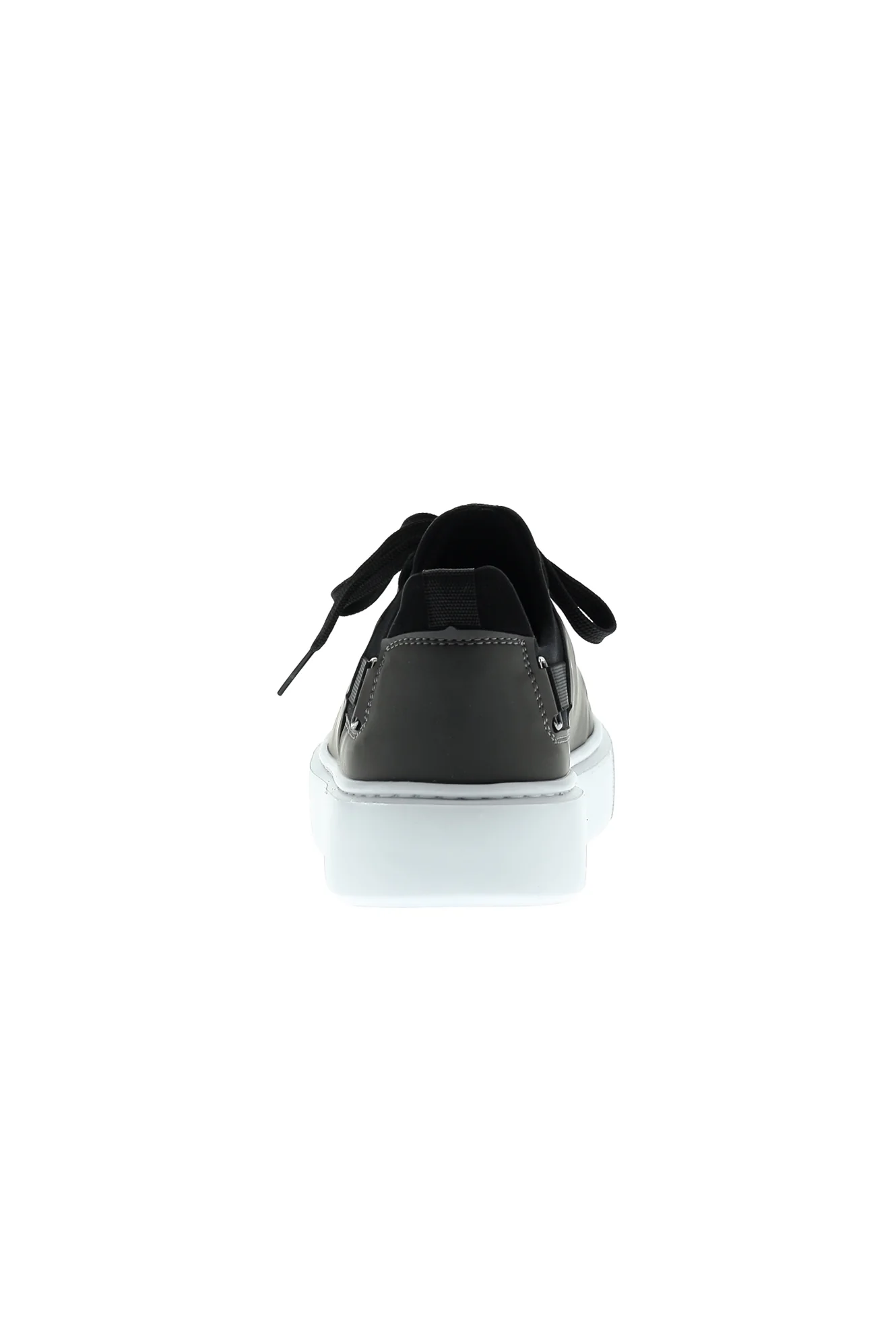 Orta Gri Techno-Line Sneaker Deri Ayakkabı - Image 5