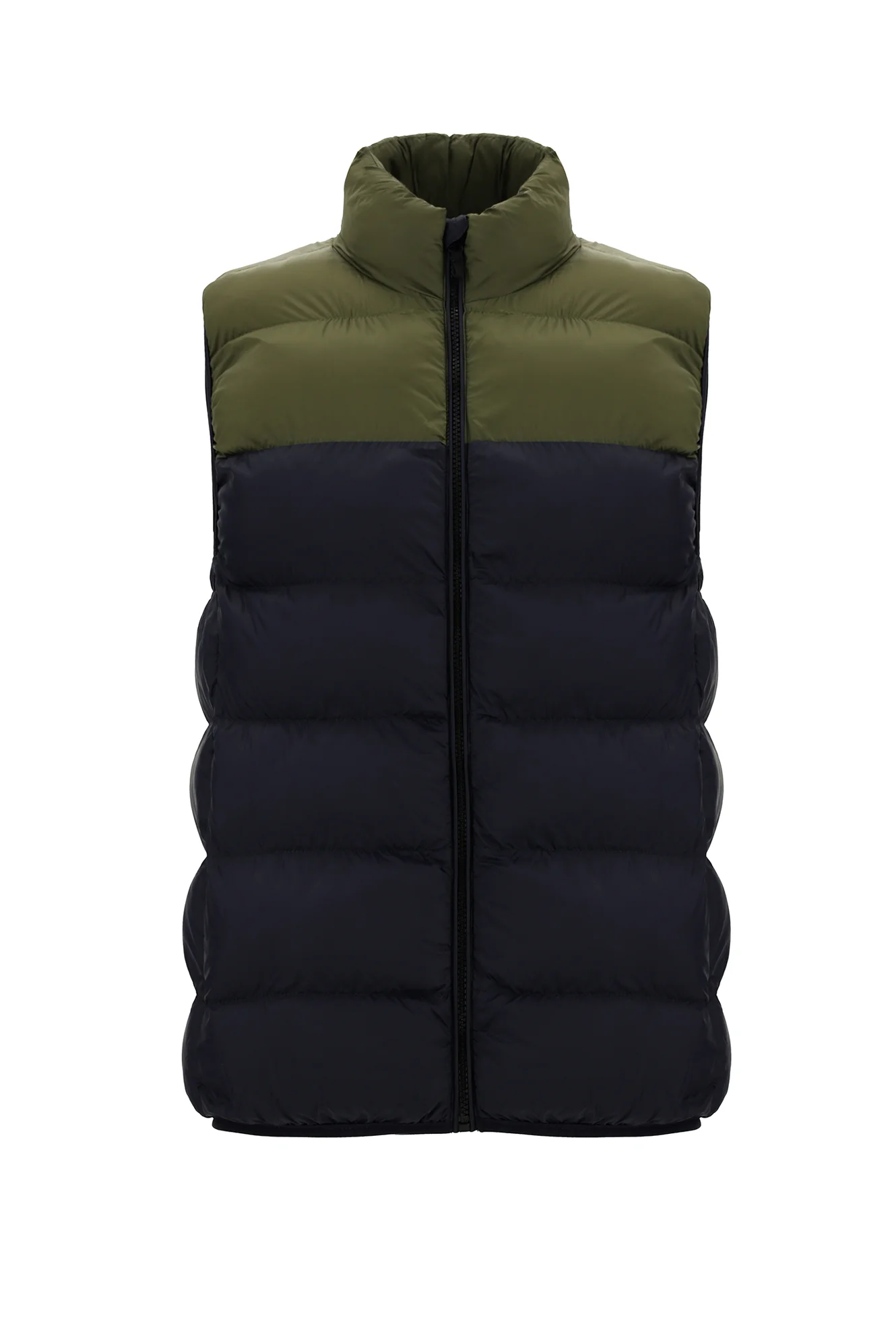 Orta Haki Çantalı Spor Şişme Yelek - Image 7