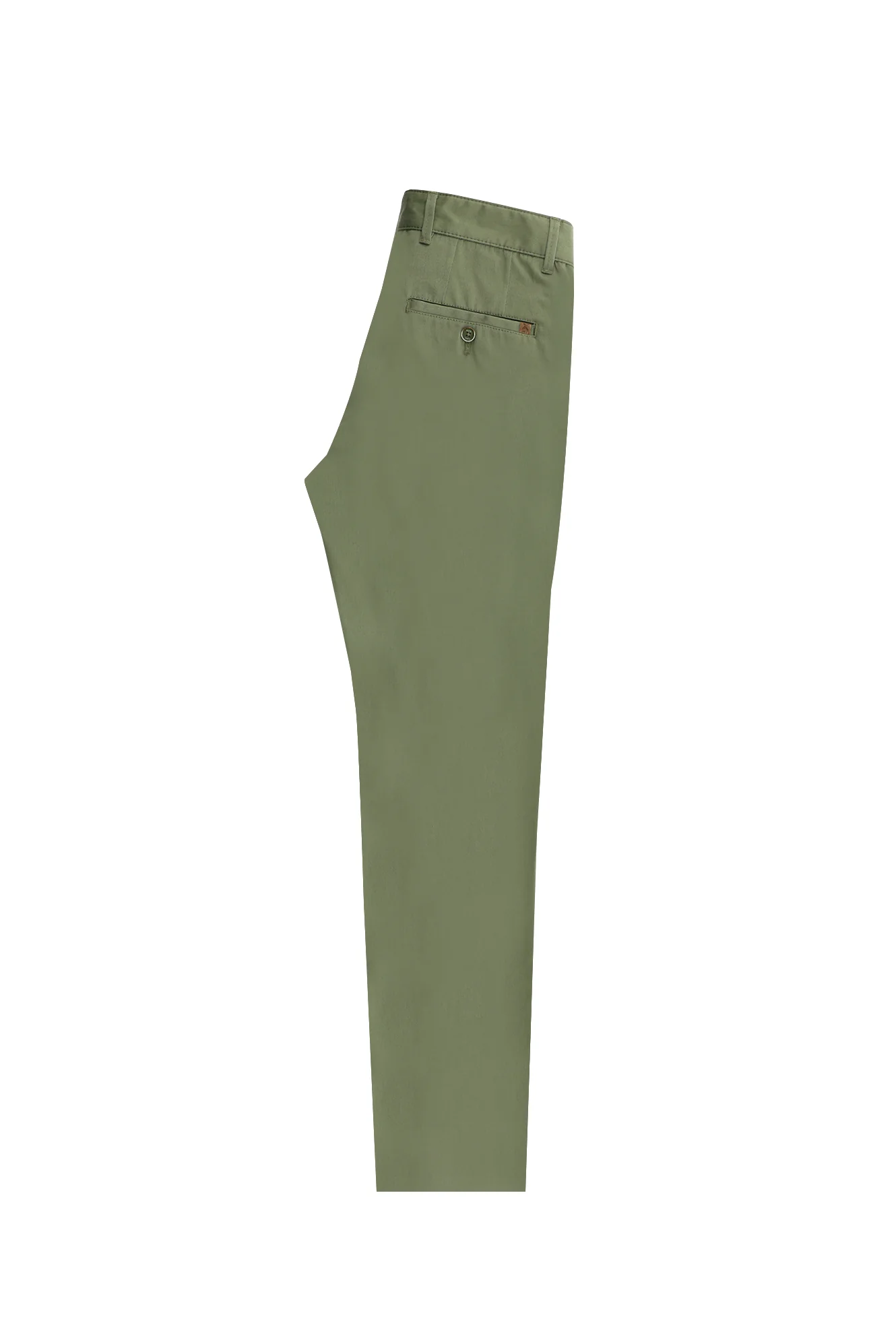 Orta Haki Regular Fit Standart Kesim Likralı Kanvas / Chino Pantolon - Image 3