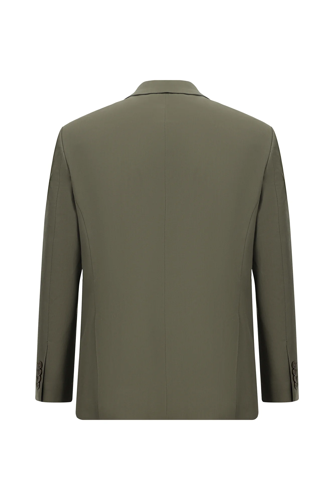 Orta Haki 7 Drop Slim Fit Dar Kesim Takım Elbise - Image 3