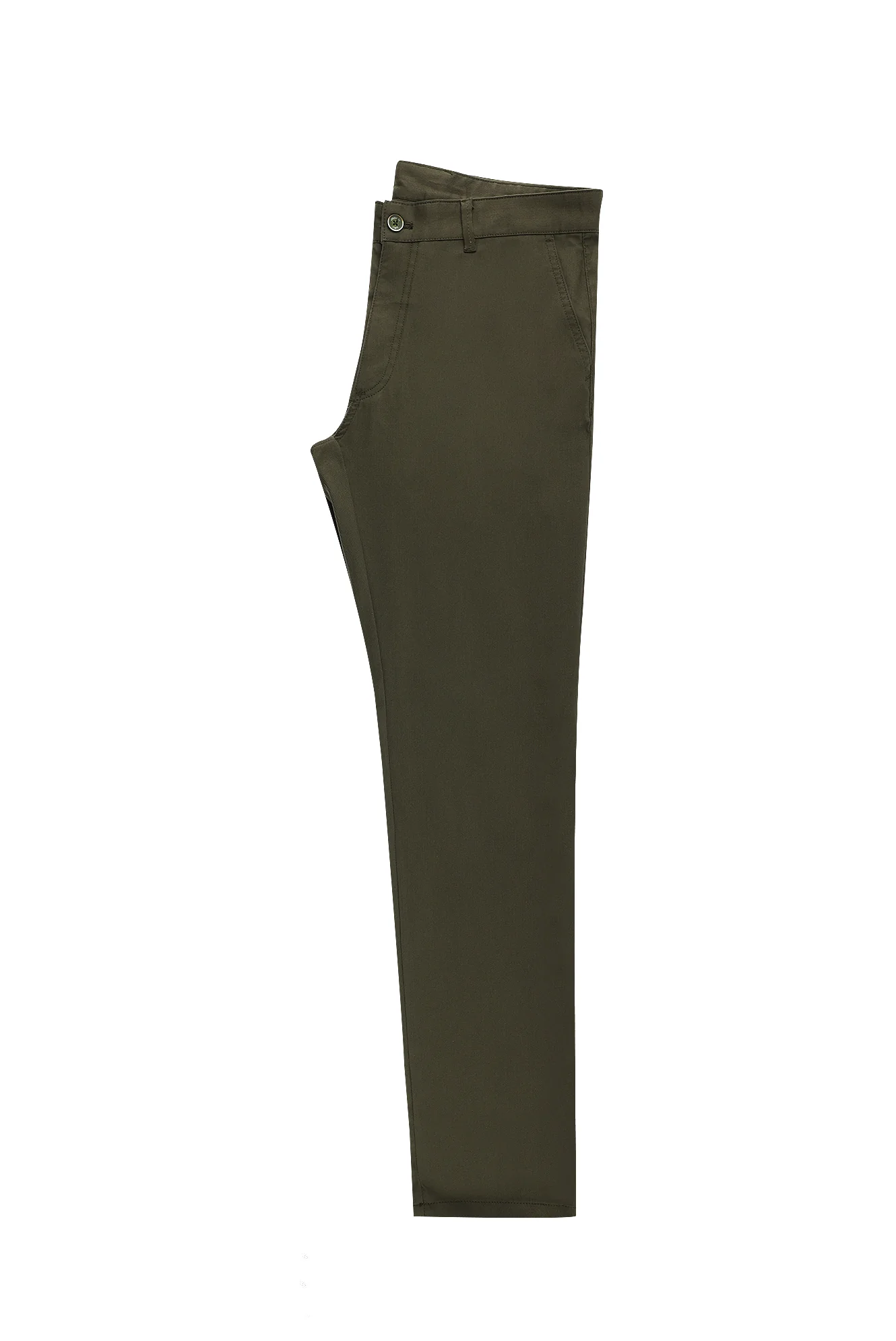 Orta Haki Slim Fit Dar Kesim Spor Pantolon