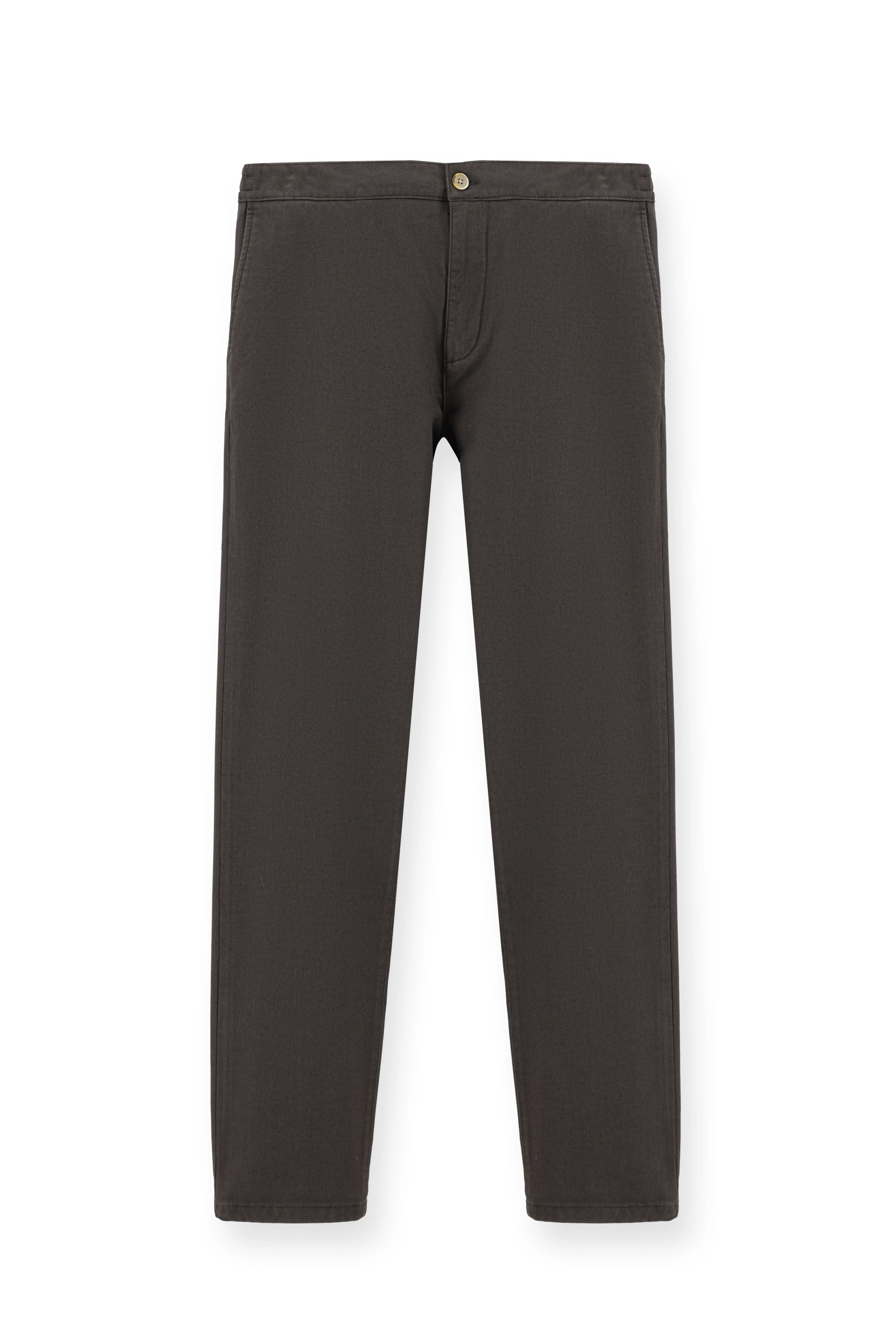 Orta Kahve Regular Fit Standart Kesim Likralı Kanvas / Chino Pantolon - Image 6