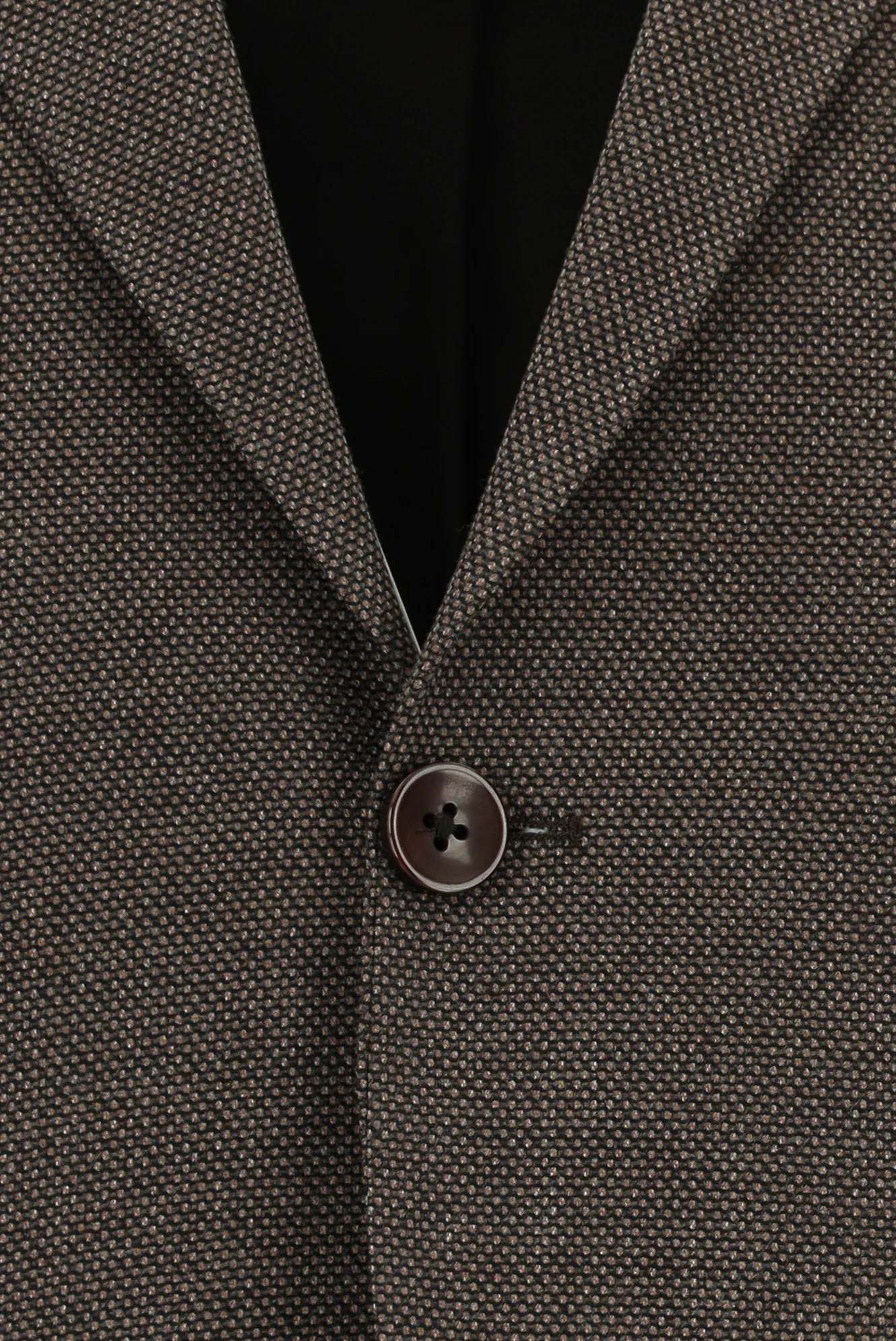 Orta Kahve 7 Drop Slim Fit Dar Kesim Desenli Takım Elbise - Image 4