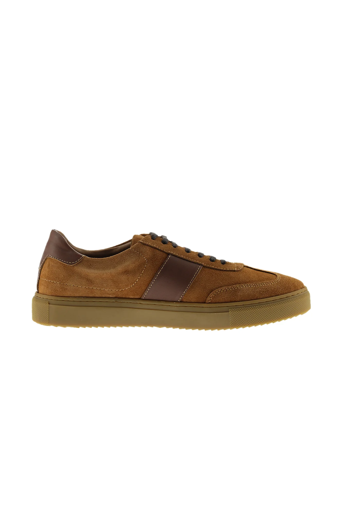 Orta Kahve Sneaker Deri Ayakkabı - Image 2