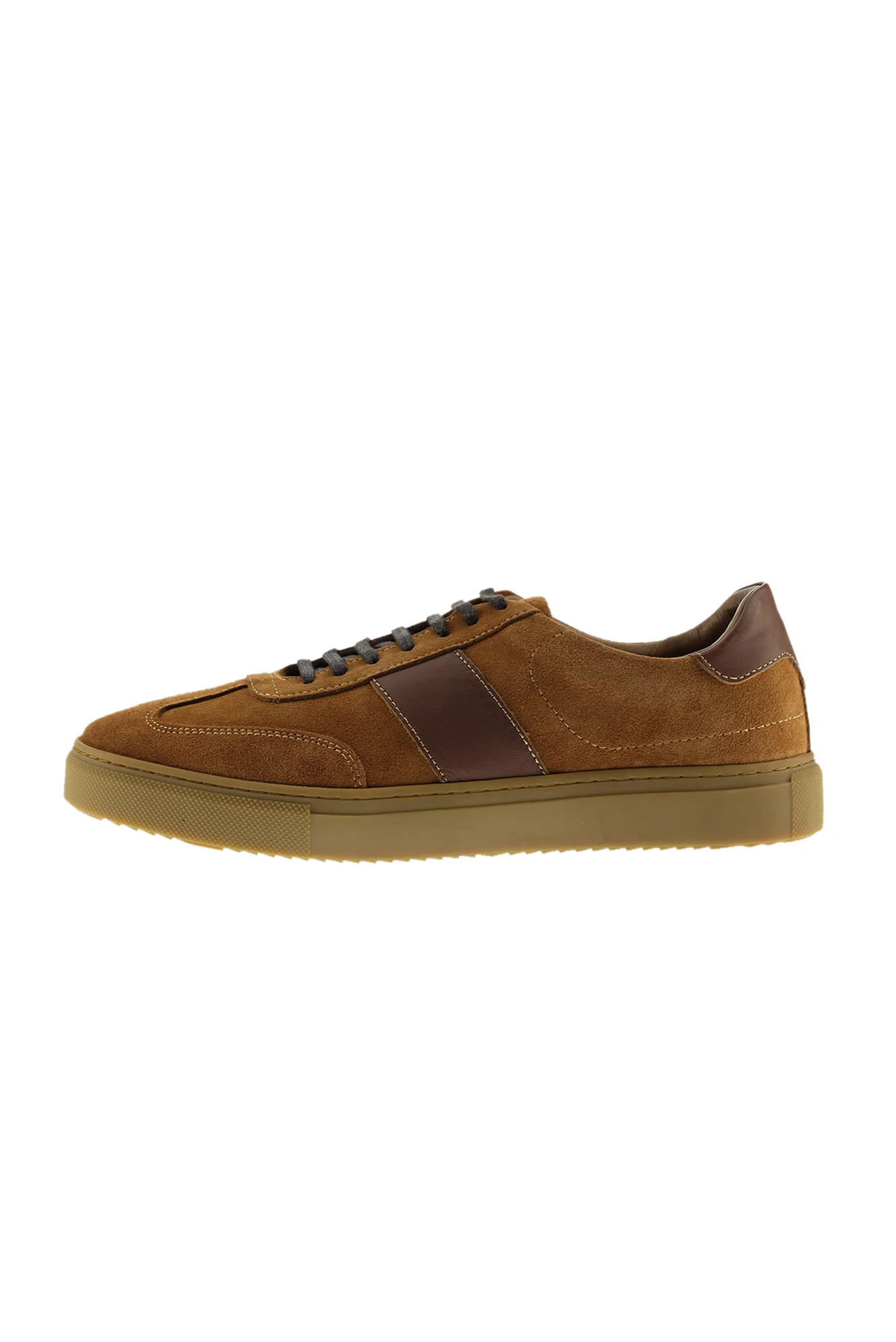 Orta Kahve Sneaker Deri Ayakkabı - Image 4