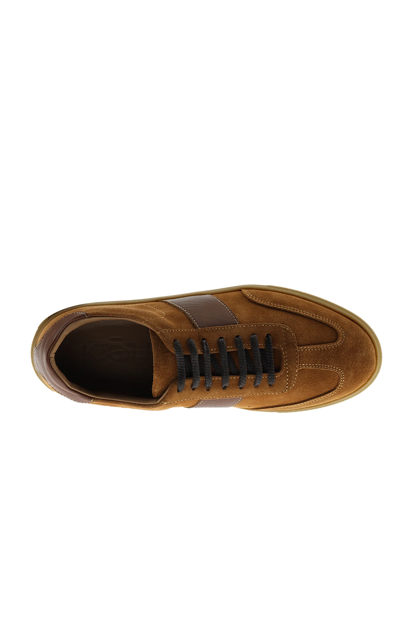 Orta Kahve Sneaker Deri Ayakkabı - Image 6