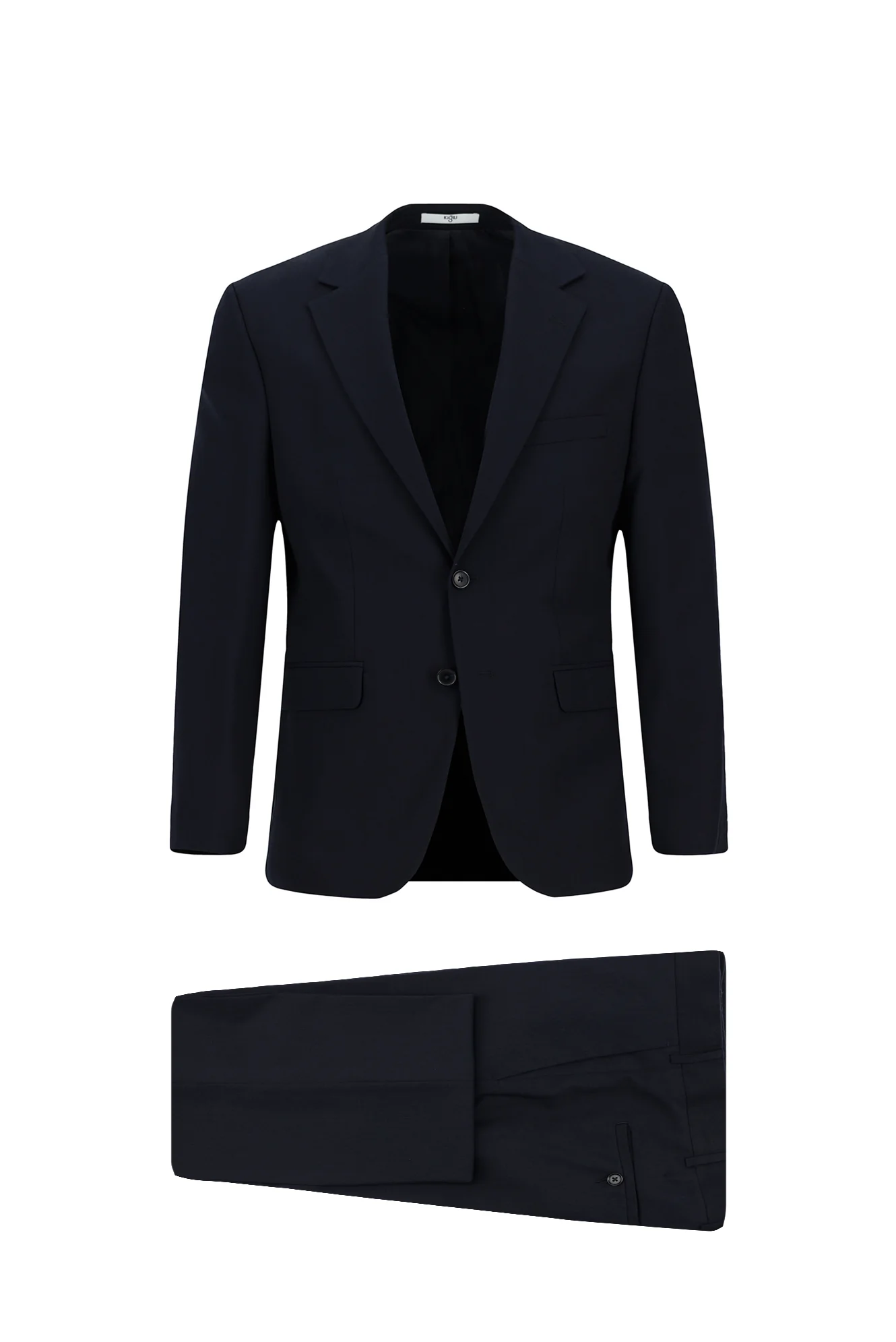 Orta Lacivert 6 Drop Regular Fit Standart Kesim Takım Elbise