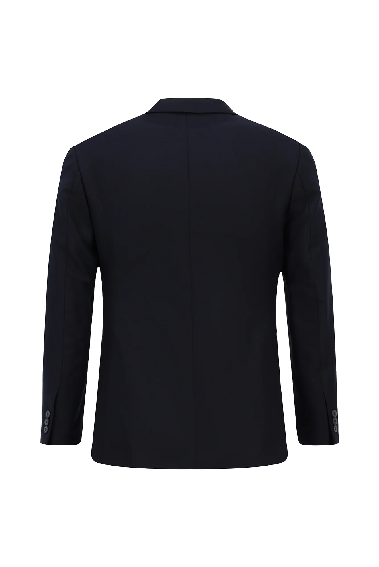 Orta Lacivert 7 Drop Super Slim Fit Eksra Dar Kesim Desenli Takım Elbise - Image 3