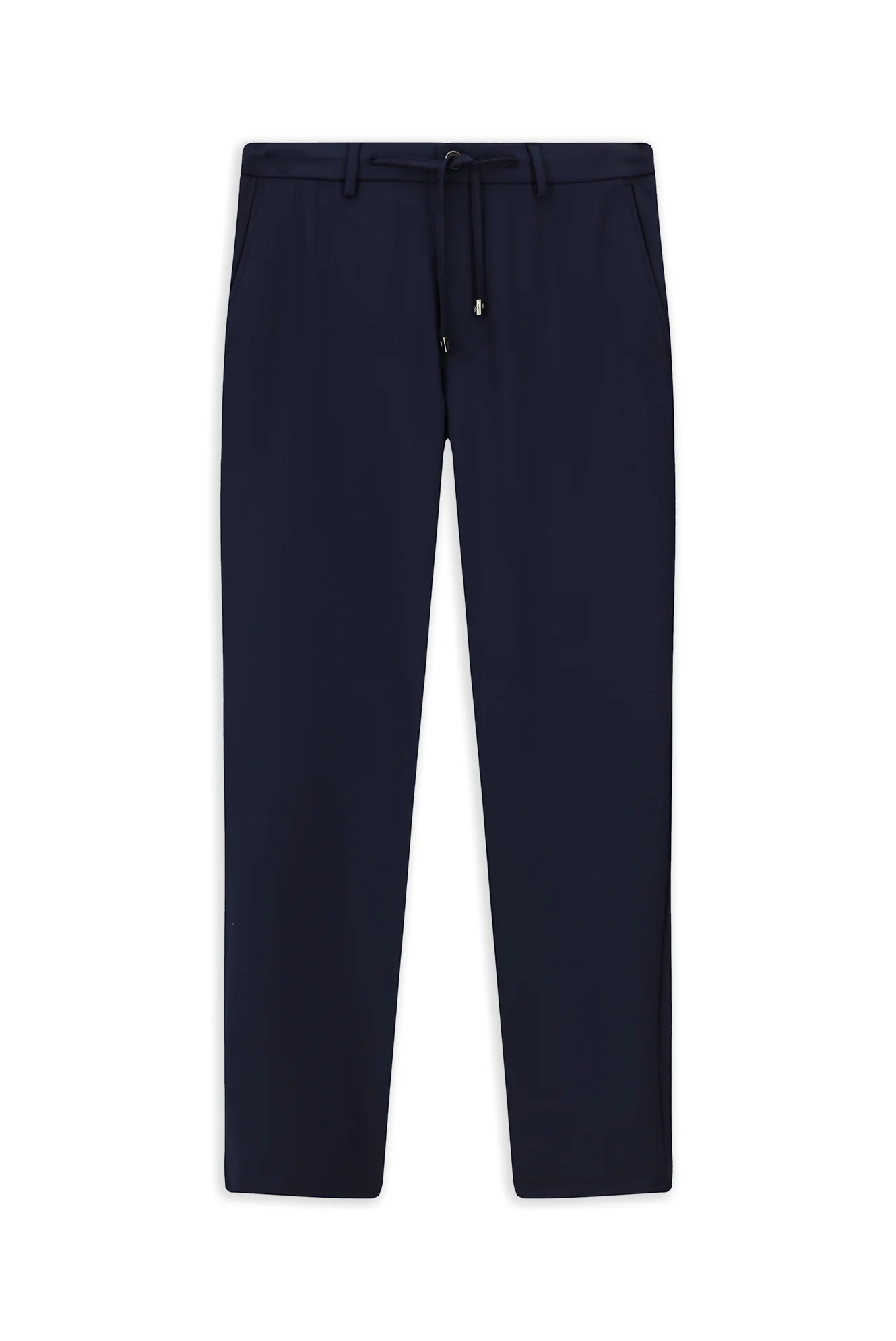 Orta Lacivert 6 Drop Regular Fit Standart Kesim Beli Lastikli İpli Spor Pantolon