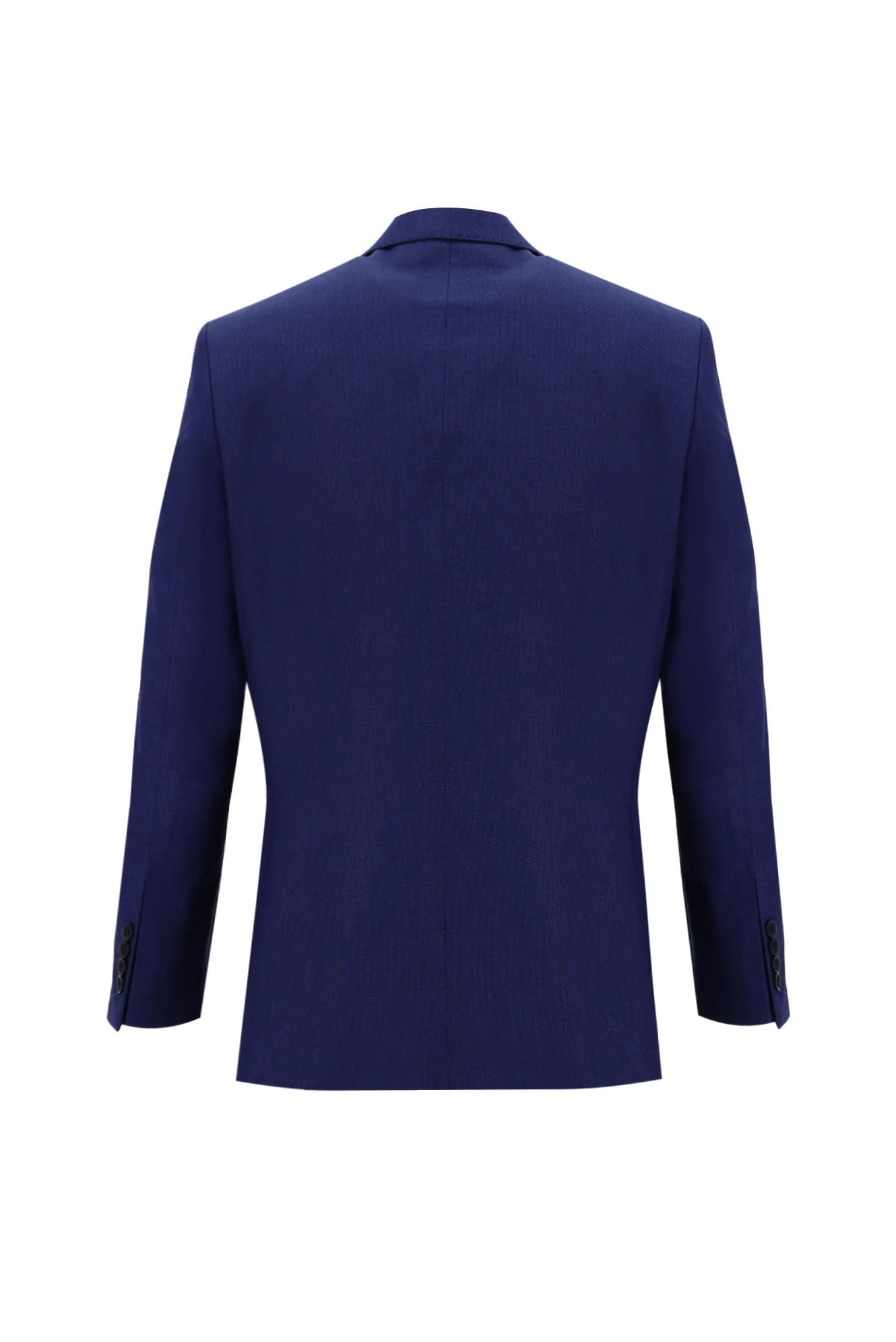 Orta Lacivert 6 Drop Regular Fit Standart Kesim Kuşgözü Takım Elbise - Image 3