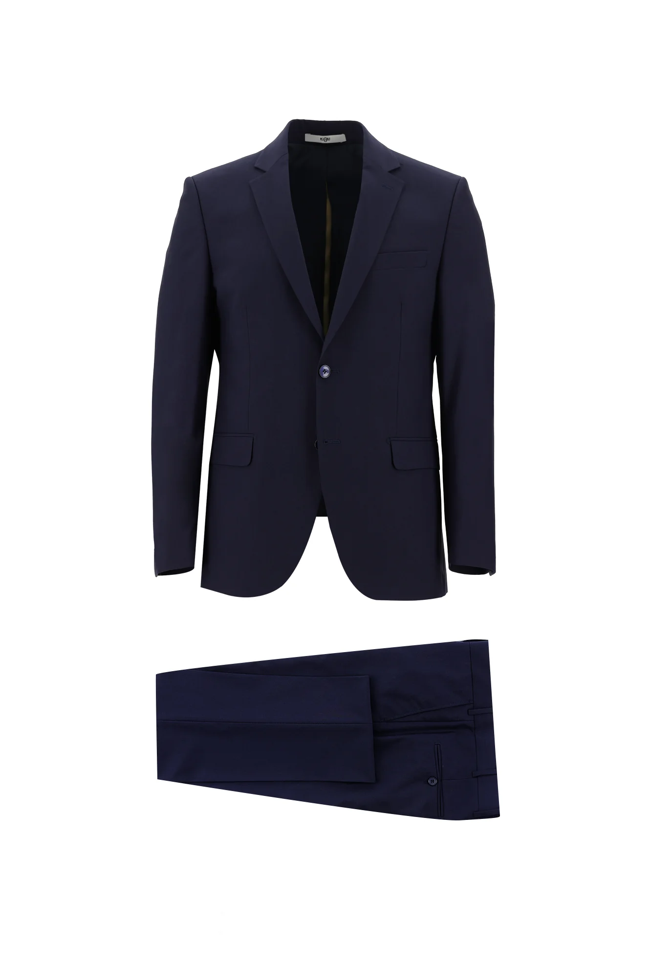 Orta Lacivert 6 Drop Regular Fit Standart Kesim Takım Elbise