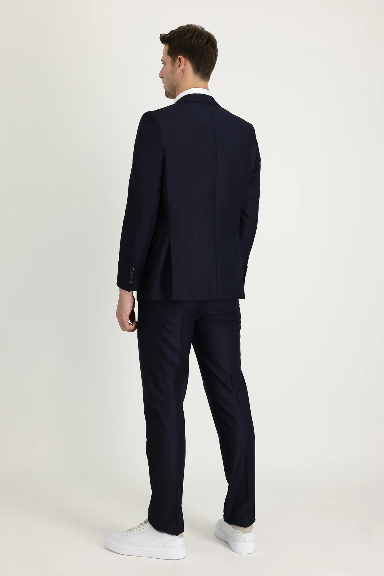 Orta Lacivert 6 Drop Regular Fit Standart Kesim Takım Elbise - Image 4