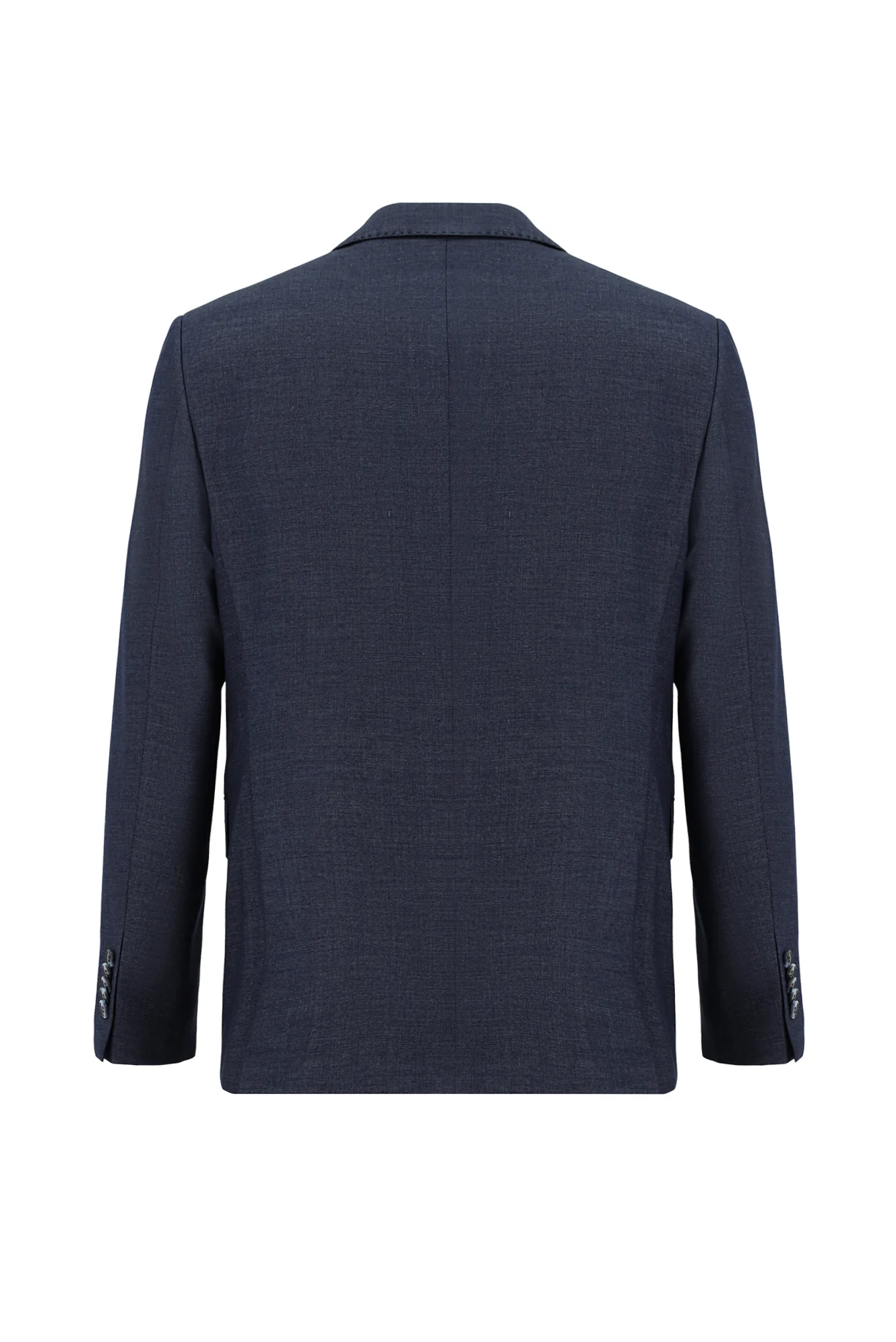 Orta Lacivert 6 Drop Regular Fit Standart Kesim Kombinli Yelekli Takım Elbise - Image 3