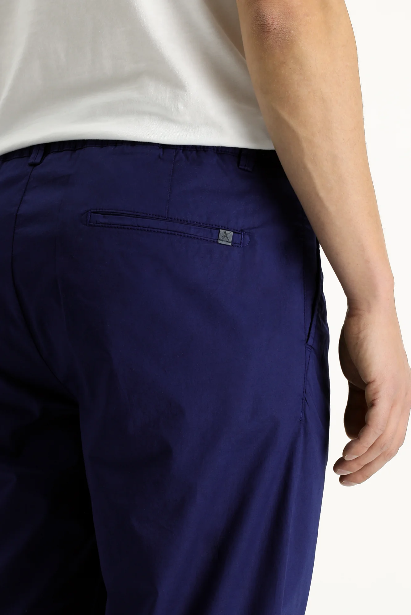 Orta Lacivert Regular Fit Standart Kesim Likralı Kanvas / Chino Pantolon - Image 6