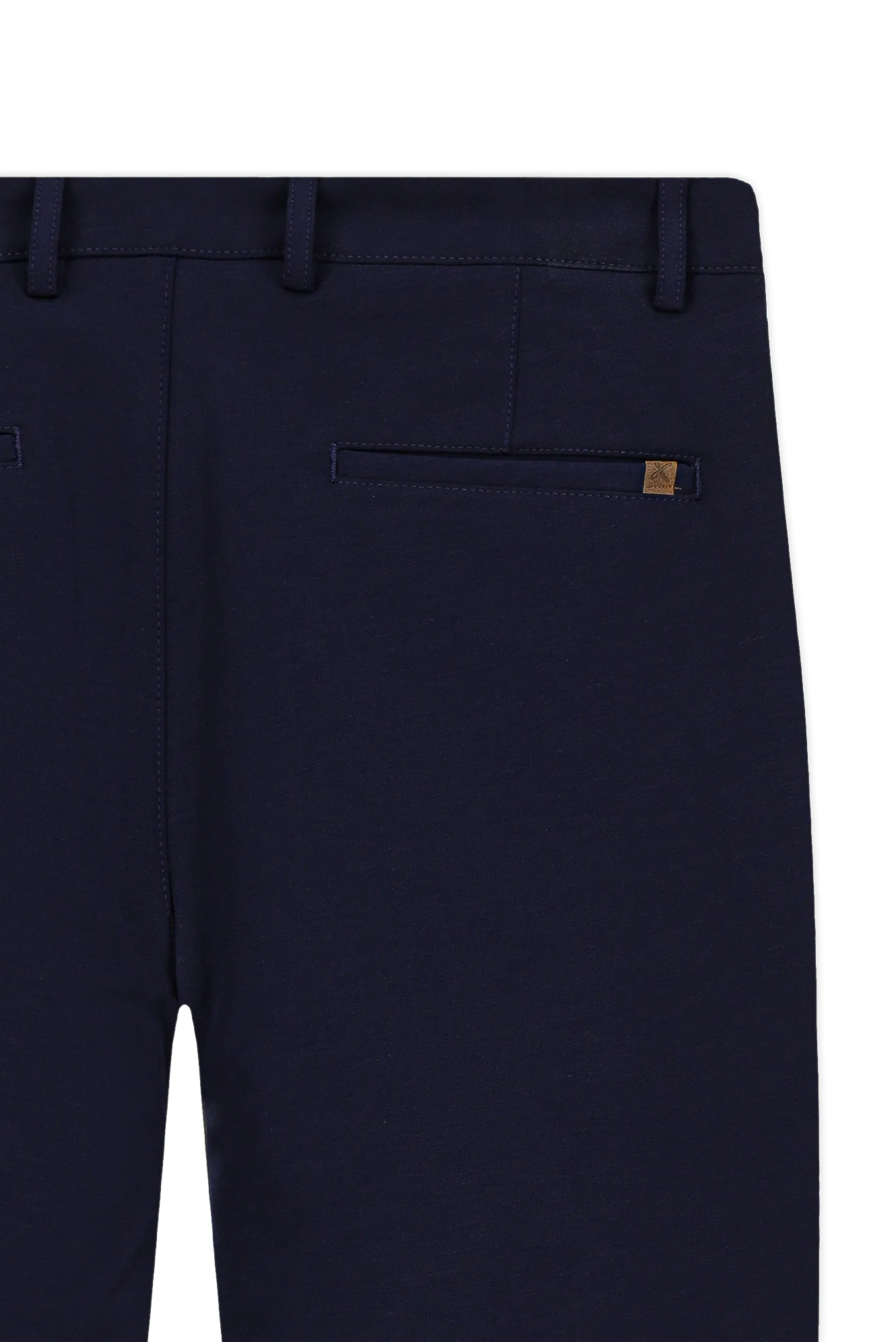 Orta Lacivert Regular Fit Standart Kesim Likralı Esnek Kanvas / Chino Pantolon - Image 3