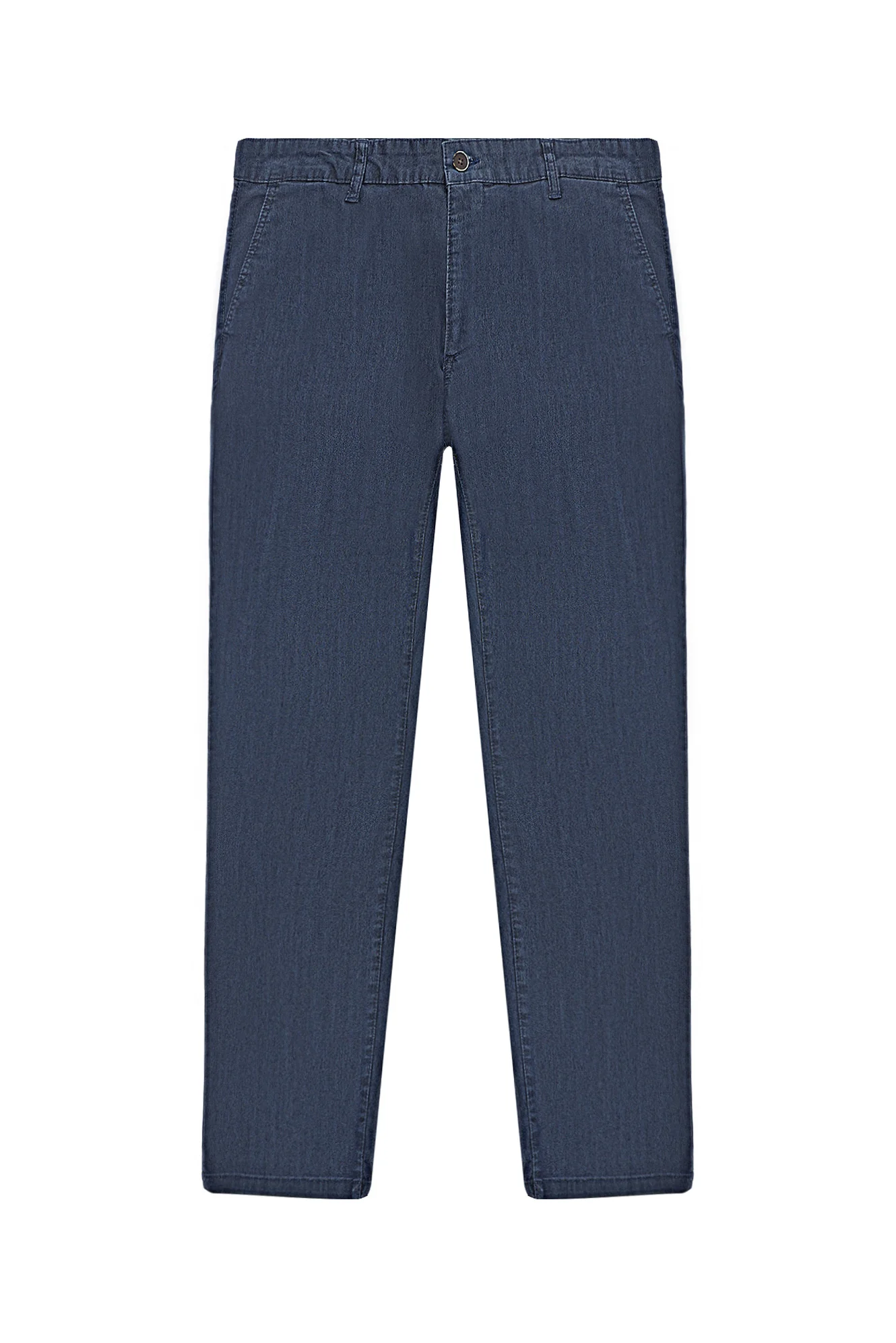 Orta Lacivert 4 Drop Relaxed Fit Rahat Kesim Denim Look Pantolon