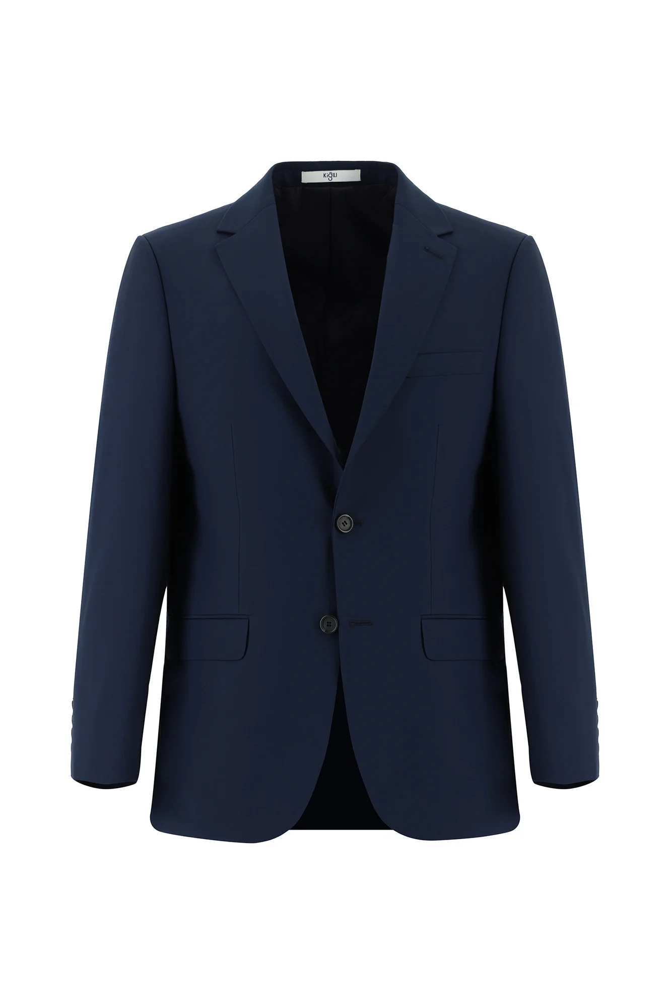 Orta Lacivert 4 Drop Relaxed Fit Rahat Kesim Takım Elbise - Image 2