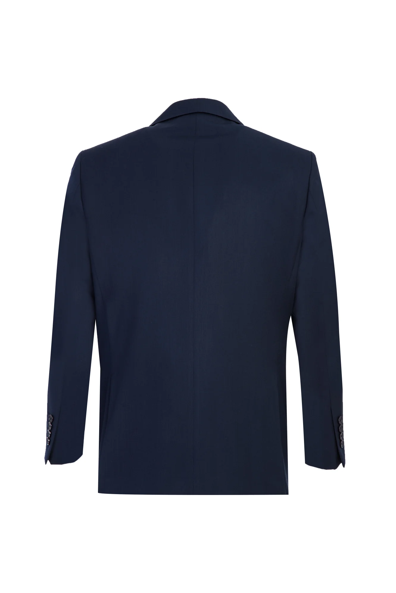 Orta Lacivert 4 Drop Relaxed Fit Rahat Kesim Yelekli Takım Elbise - Image 3