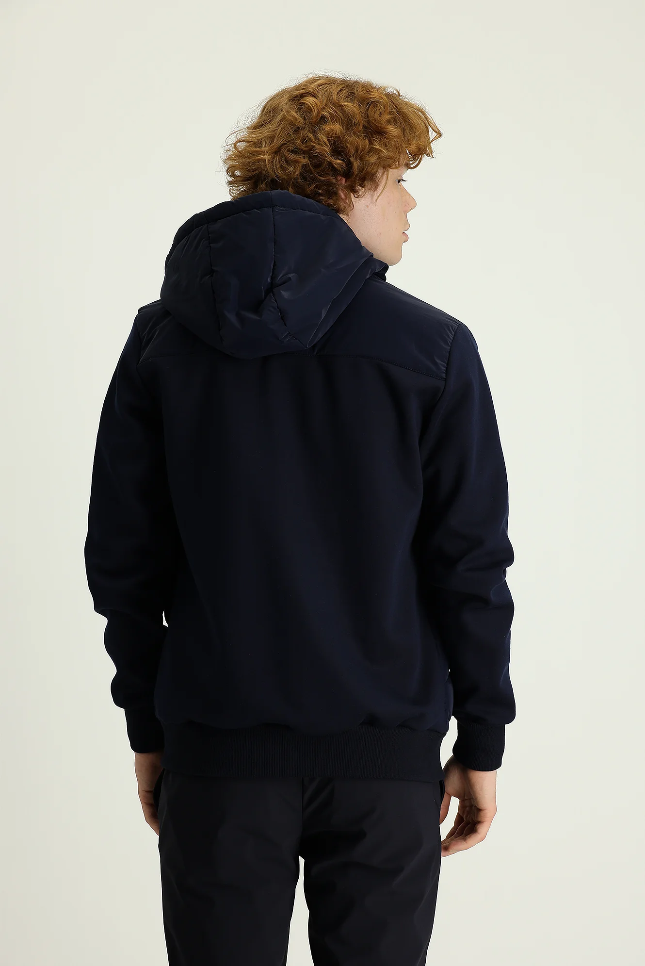 Orta Lacivert Slim Fit Spor Mont - Image 5