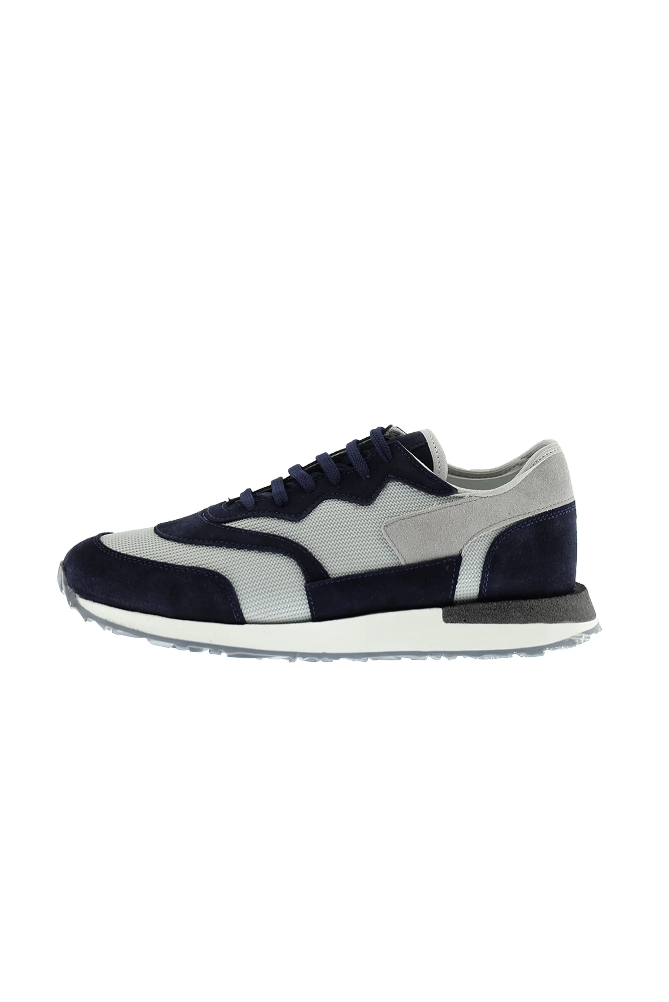 Orta Lacivert Sneaker Deri Ayakkabı - Image 2