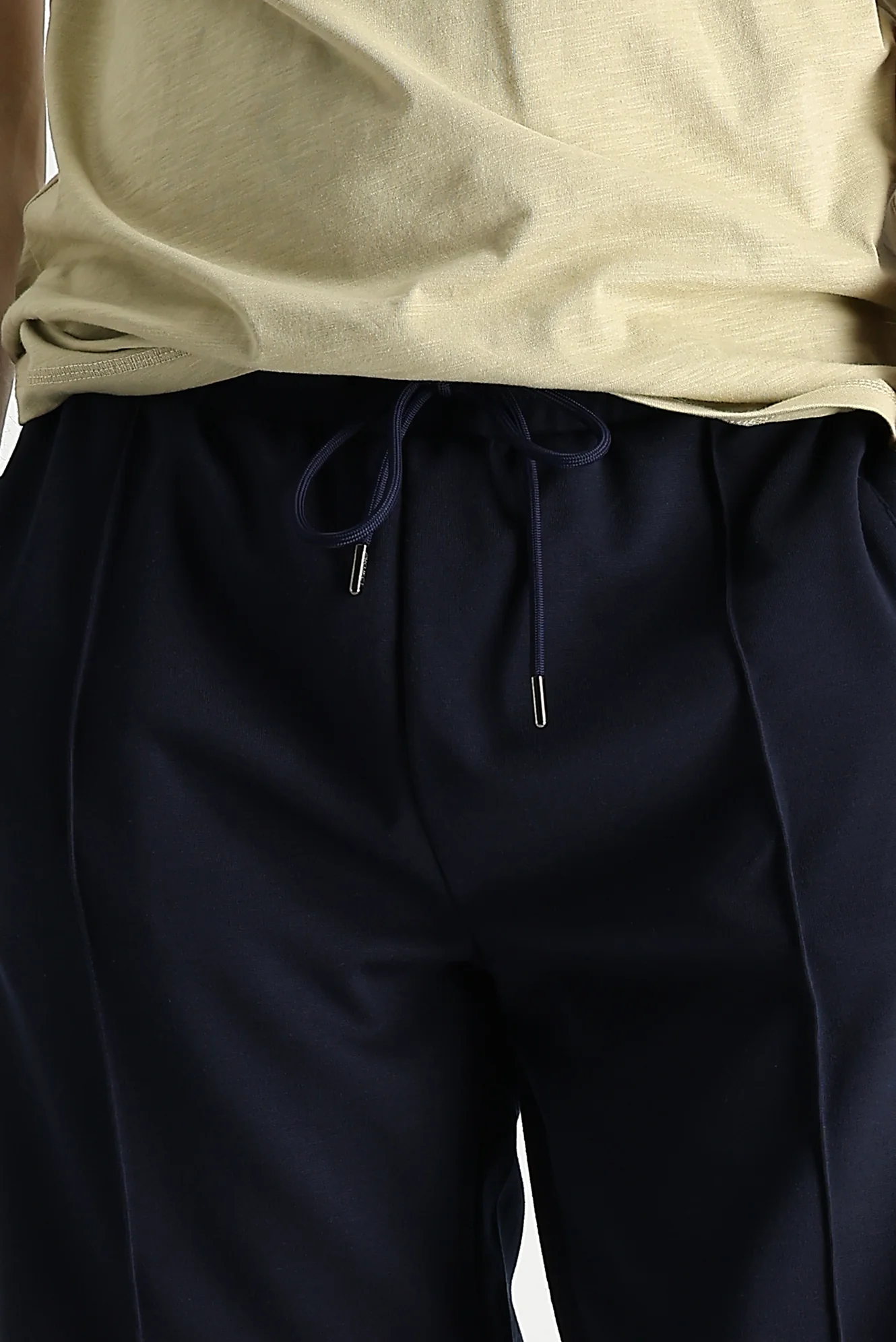 Orta Lacivert Sweat Şort - Image 3