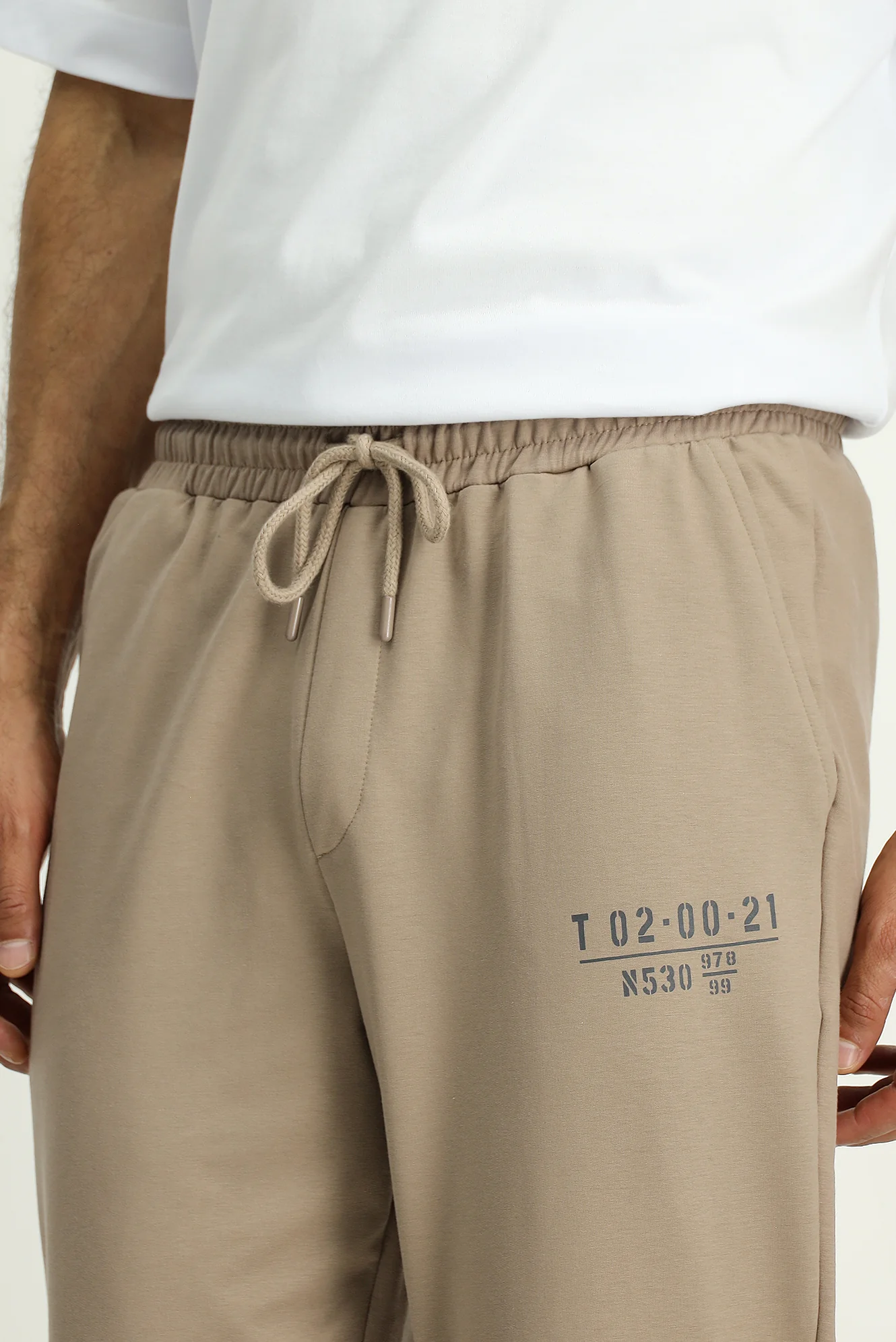 Orta Vizon Regular Fit Pamuklu Baskılı Sweatpant / Eşofman Altı - Image 7
