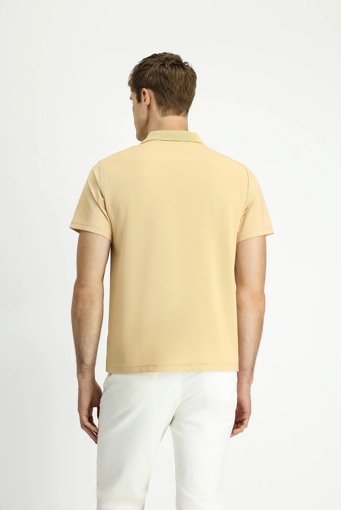 Orta Vizon Regular Fit Pamuklu Nakışlı Cepli Polo Yaka Tişört - Image 5