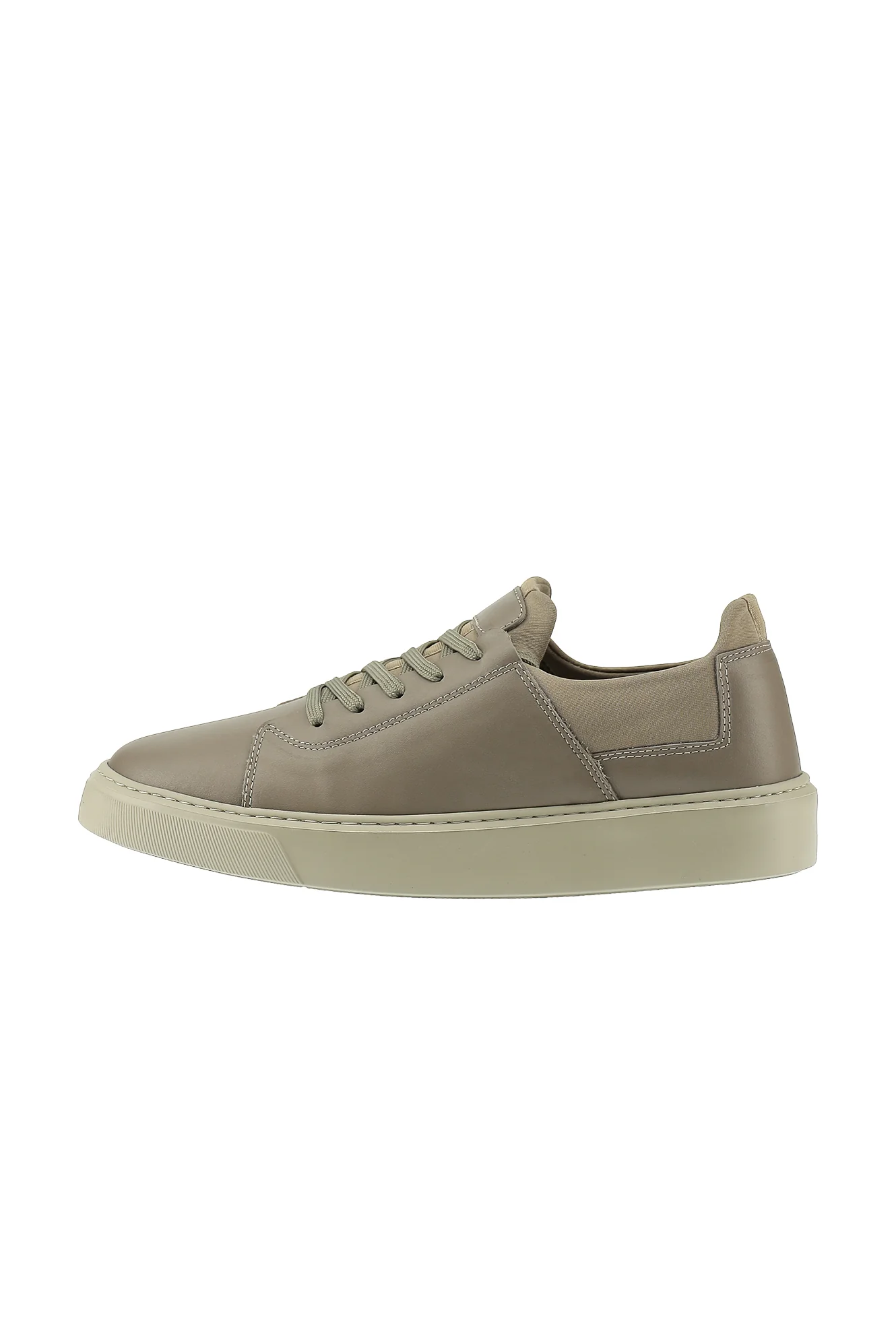 Orta Vizon Sneaker Deri Ayakkabı - Image 2