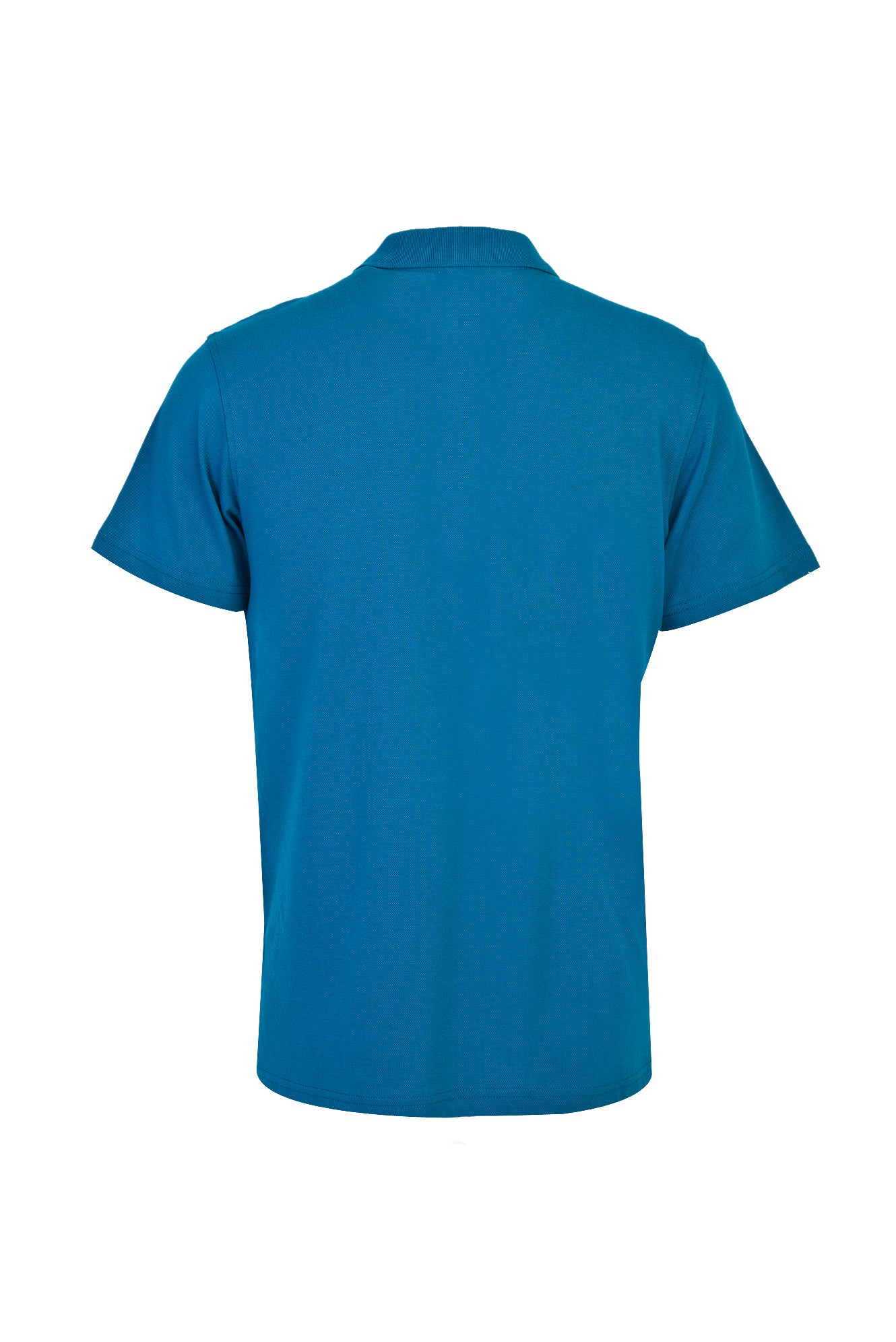 Petrol Yeşili DÜZ POLO YAKA PİKE CEPLİ T-SHIRT - Image 2