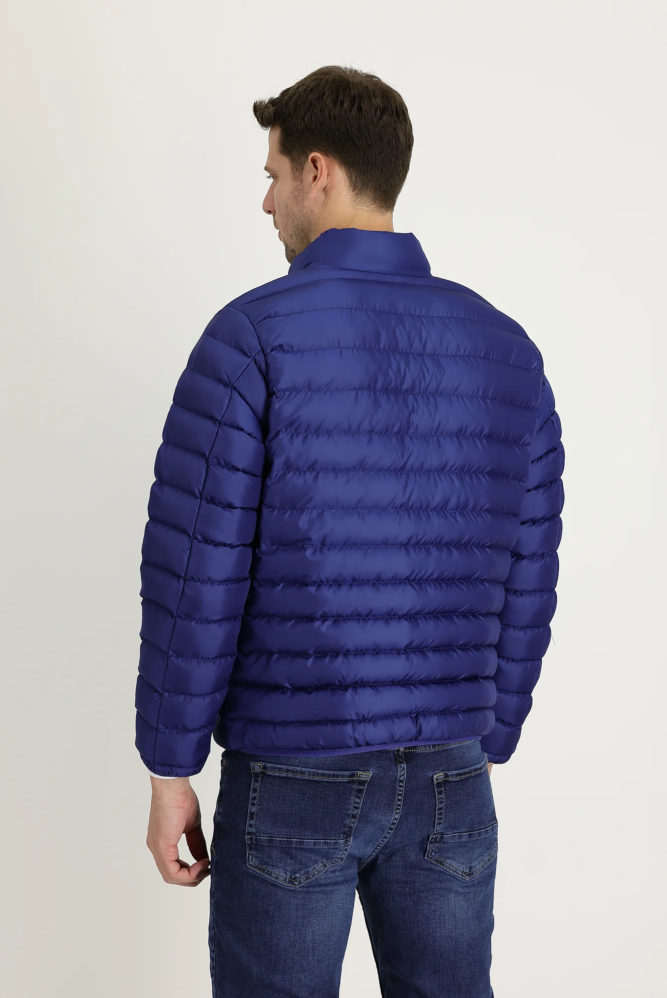 Saks Mavi Kapitone Spor Mont - Image 3