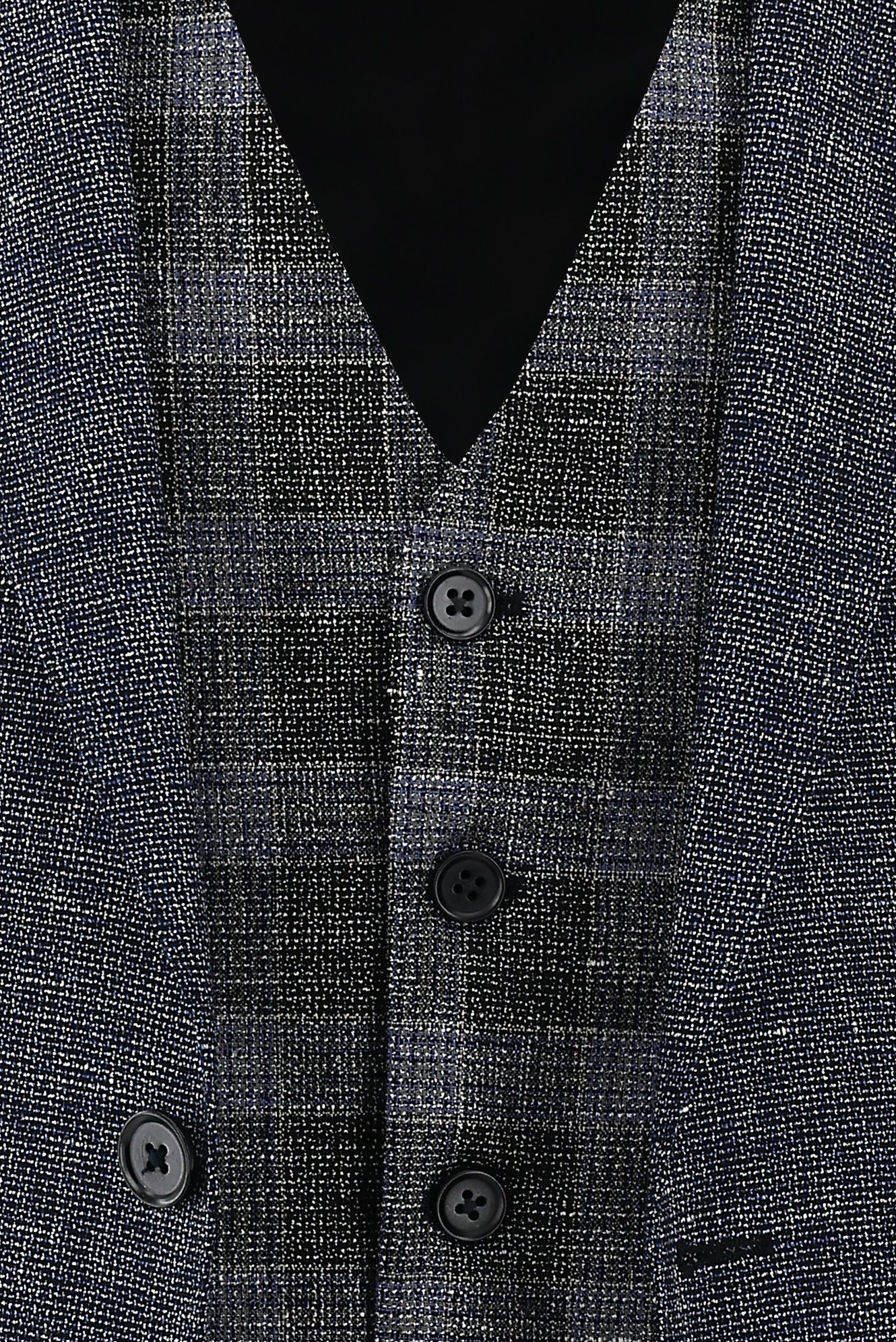 Saks Mavi 6 Drop Regular Fit Standart Kesim Kombinli Yelekli Keten Takım Elbise - Image 6