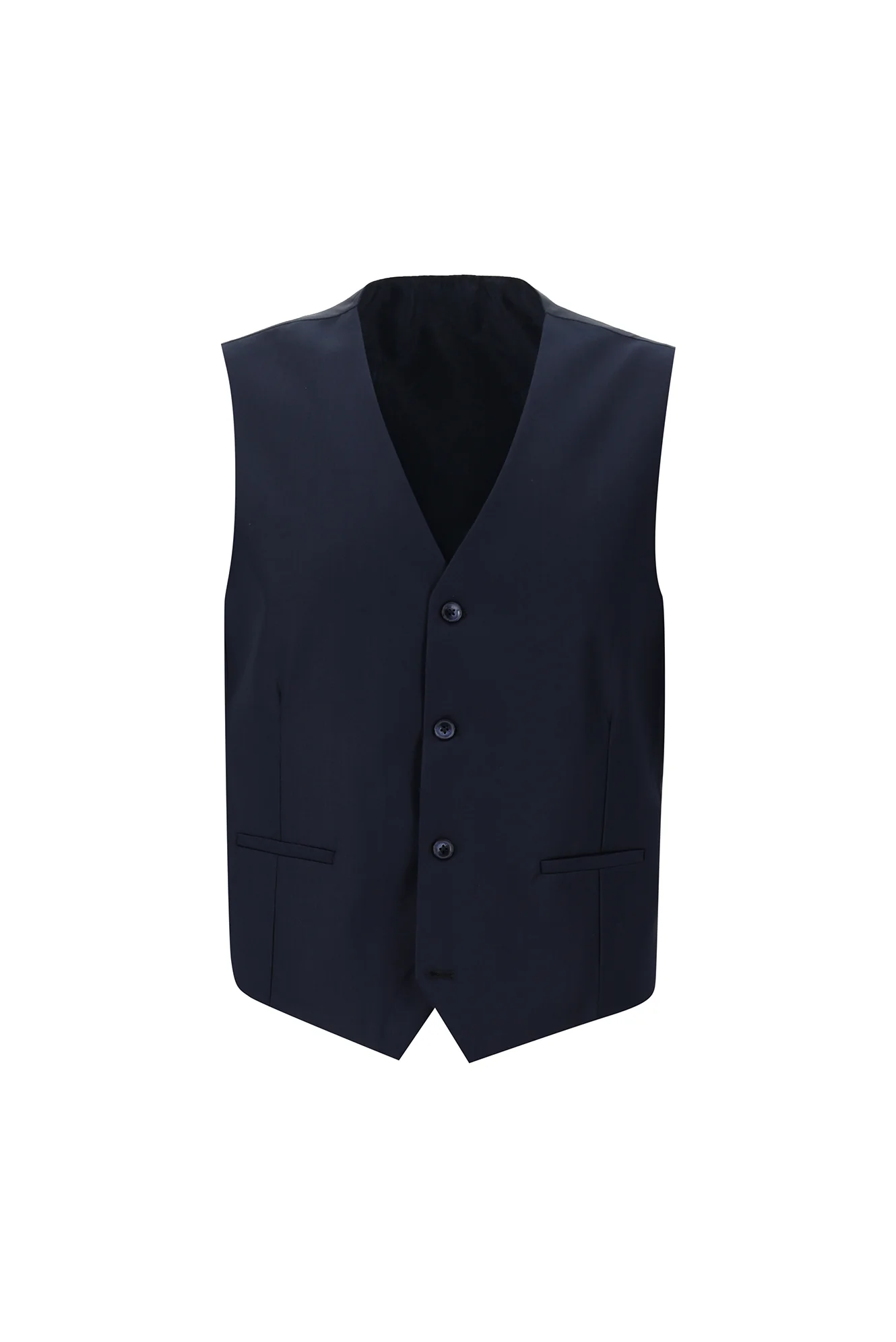 Saks Mavi 6 Drop Regular Fit Standart Kesim Kombinli Yelekli Takım Elbise - Image 4