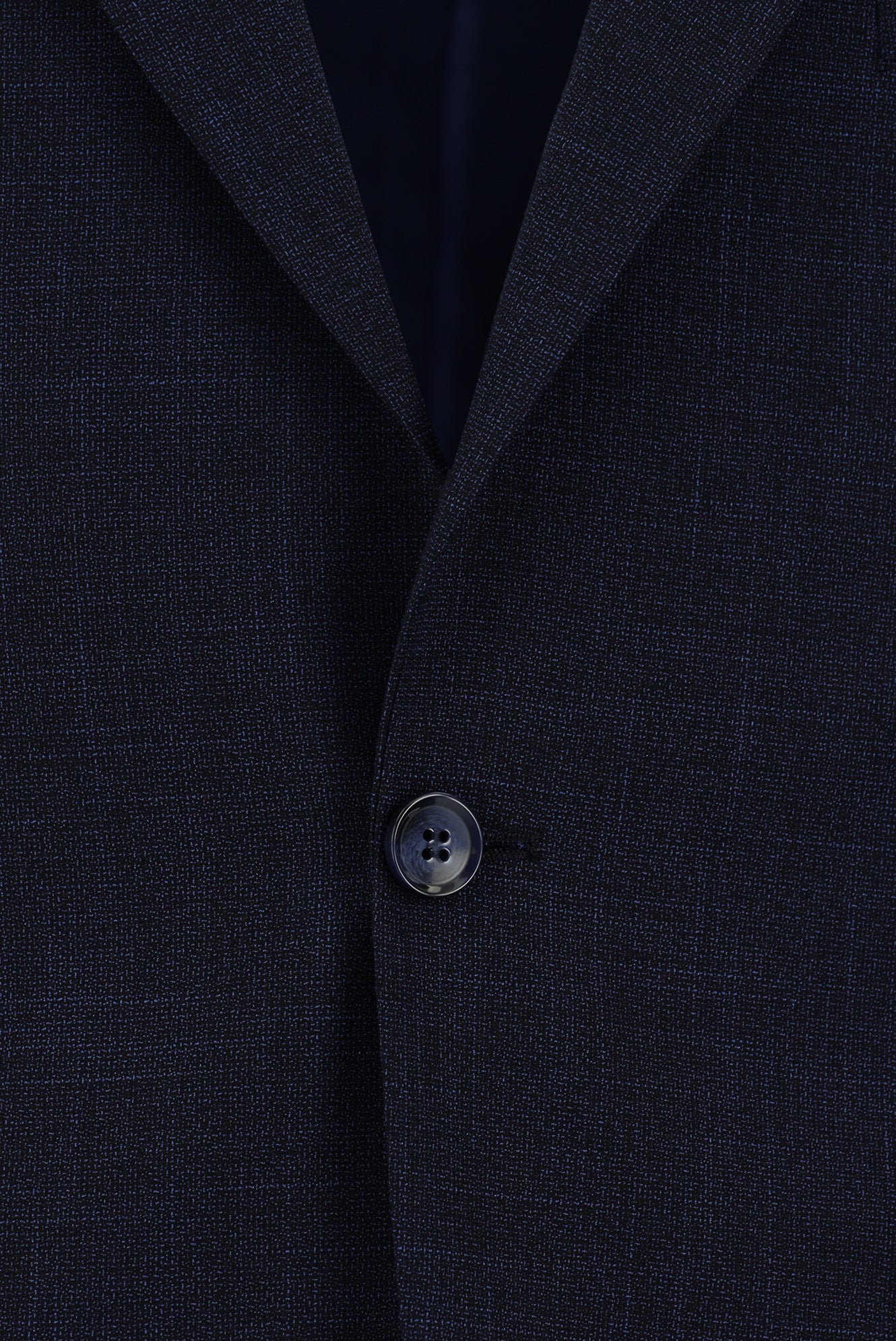 Saks Mavi 4 Drop Relaxed Fit Rahat Kesim Desenli Takım Elbise - Image 4