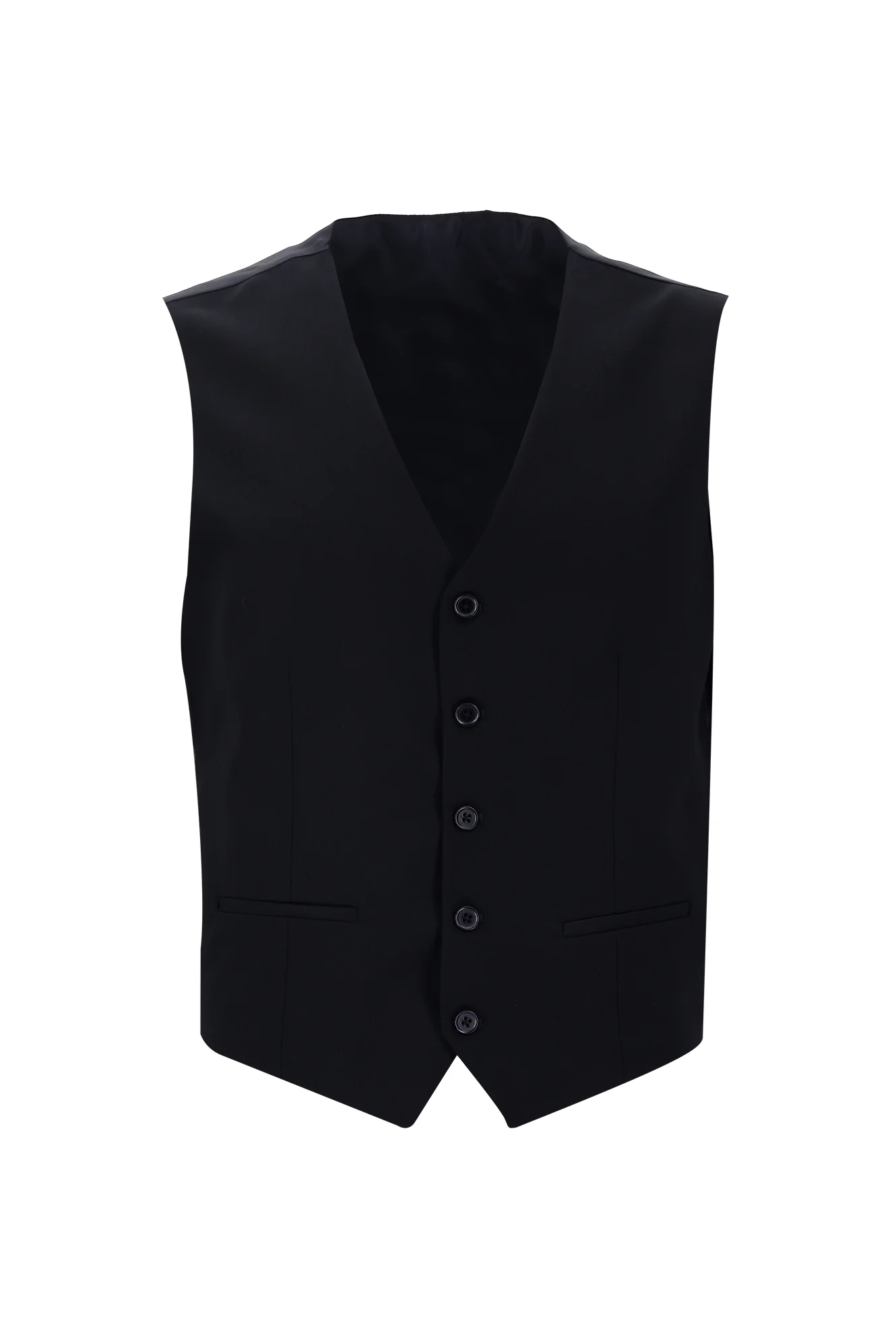 Saks Mavi 7 Drop Slim Fit Dar Kesim Kombinli Yelekli Takım Elbise - Image 4