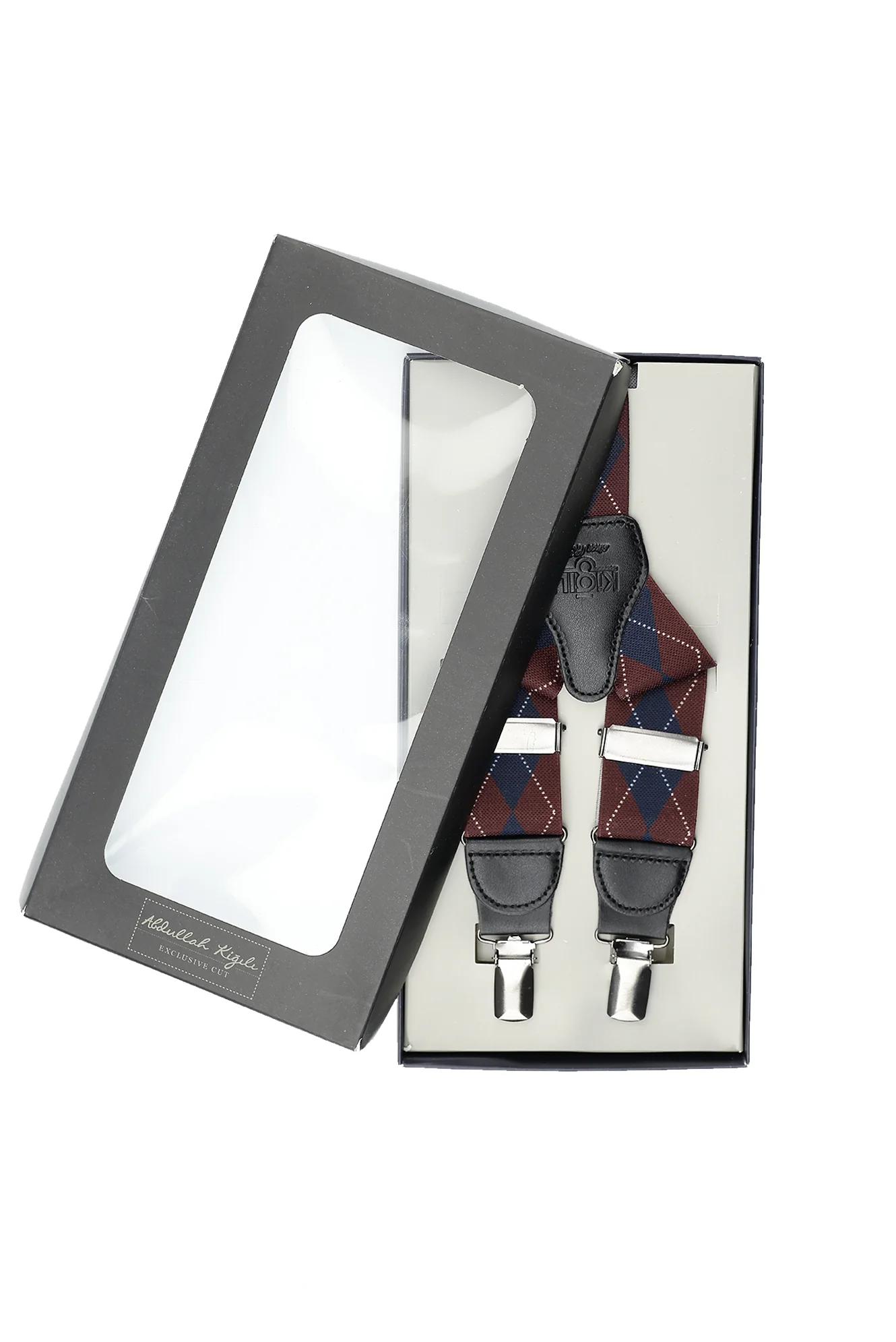 Şarap Bordo Desenli Pantolon Askısı - Image 2