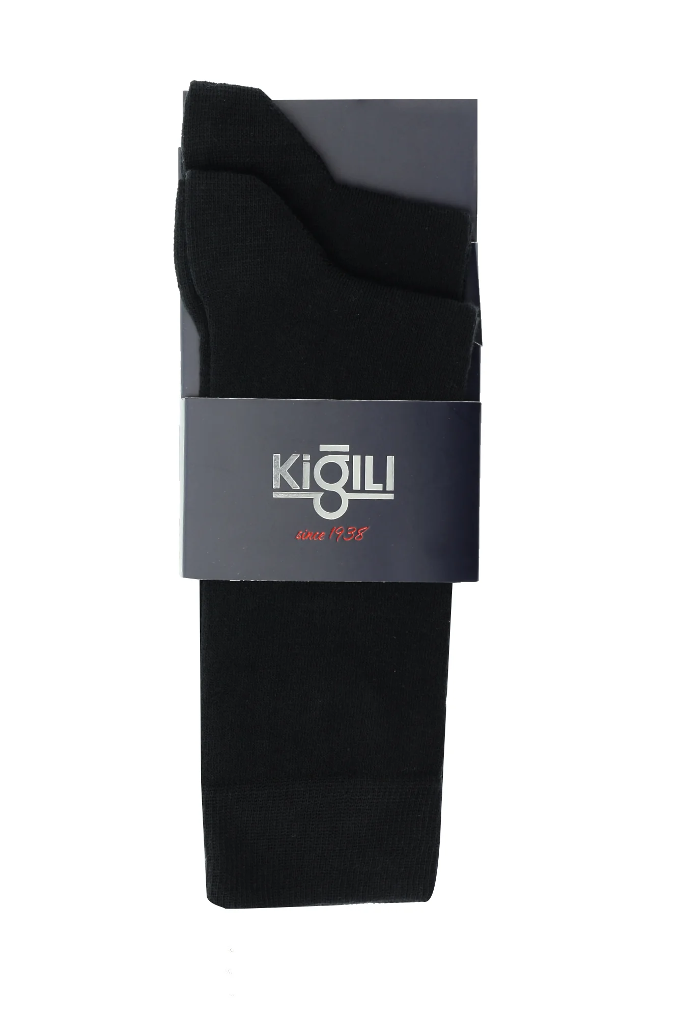 Siyah 2'li Düz Çorap Seti