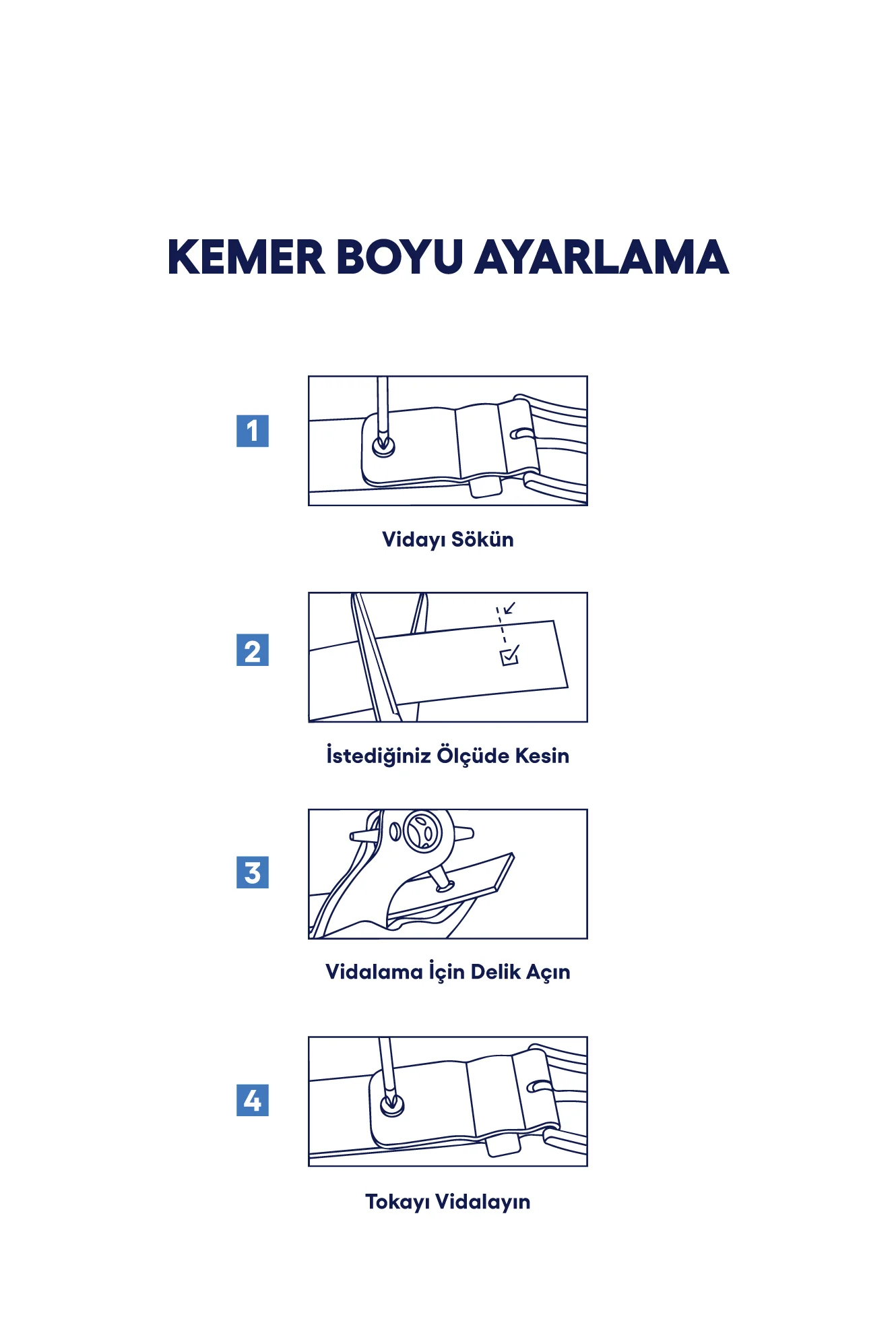 Siyah Büyük Beden Klasik Deri Kemer - Image 3