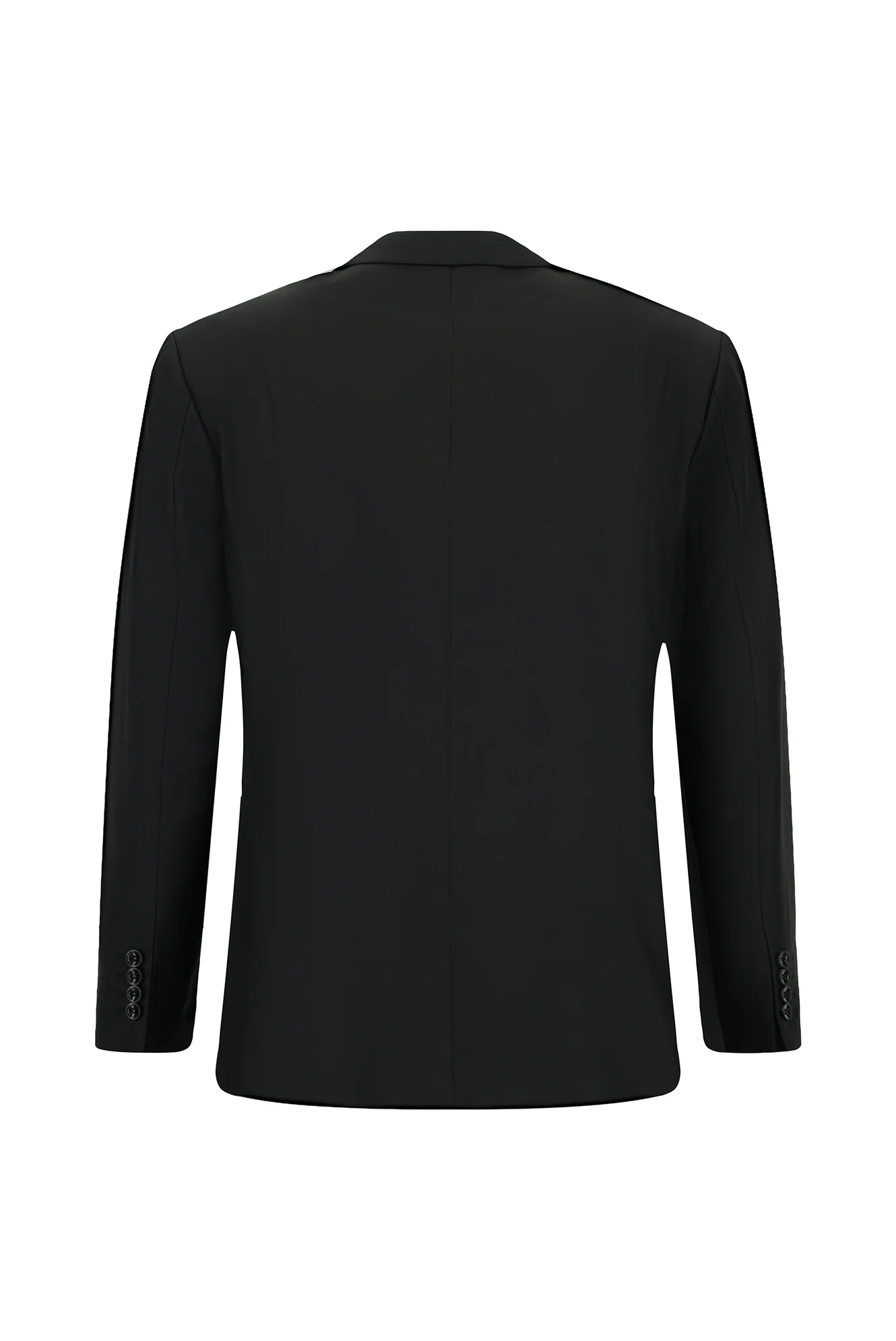 Siyah 4 Drop Relaxed Fit Rahat Kesim Takım Elbise - Image 3