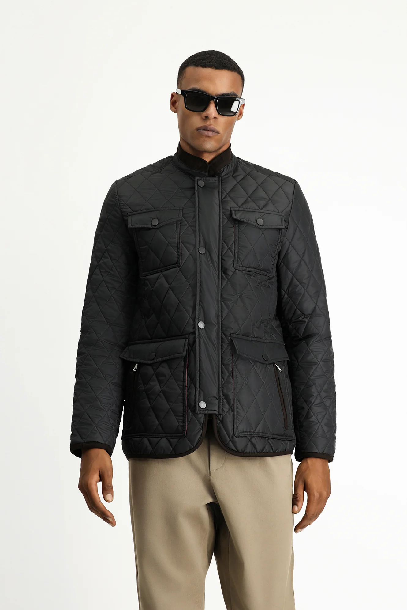 Siyah Kapitone Spor Mont - Image 5